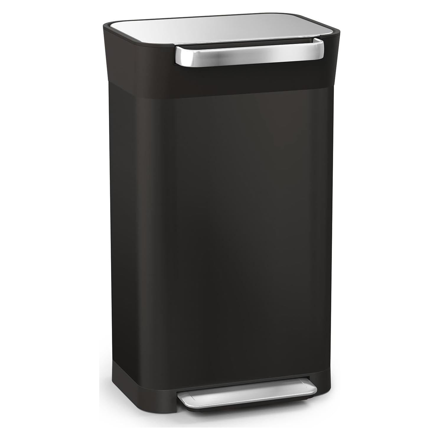 Basurero Compactador Joseph Joseph Titan 30L Negro con Filtro