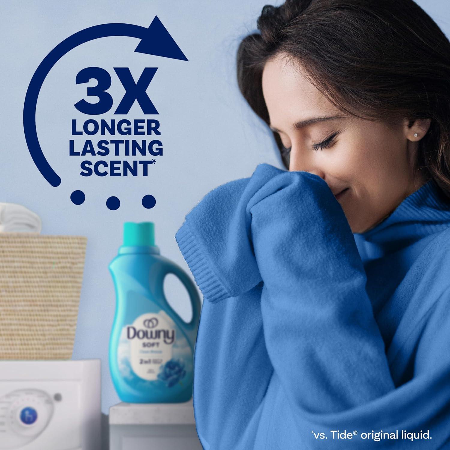 Suavizante de Tela Líquido Downy Brisa Limpia 1.3 L - 60 Lavados