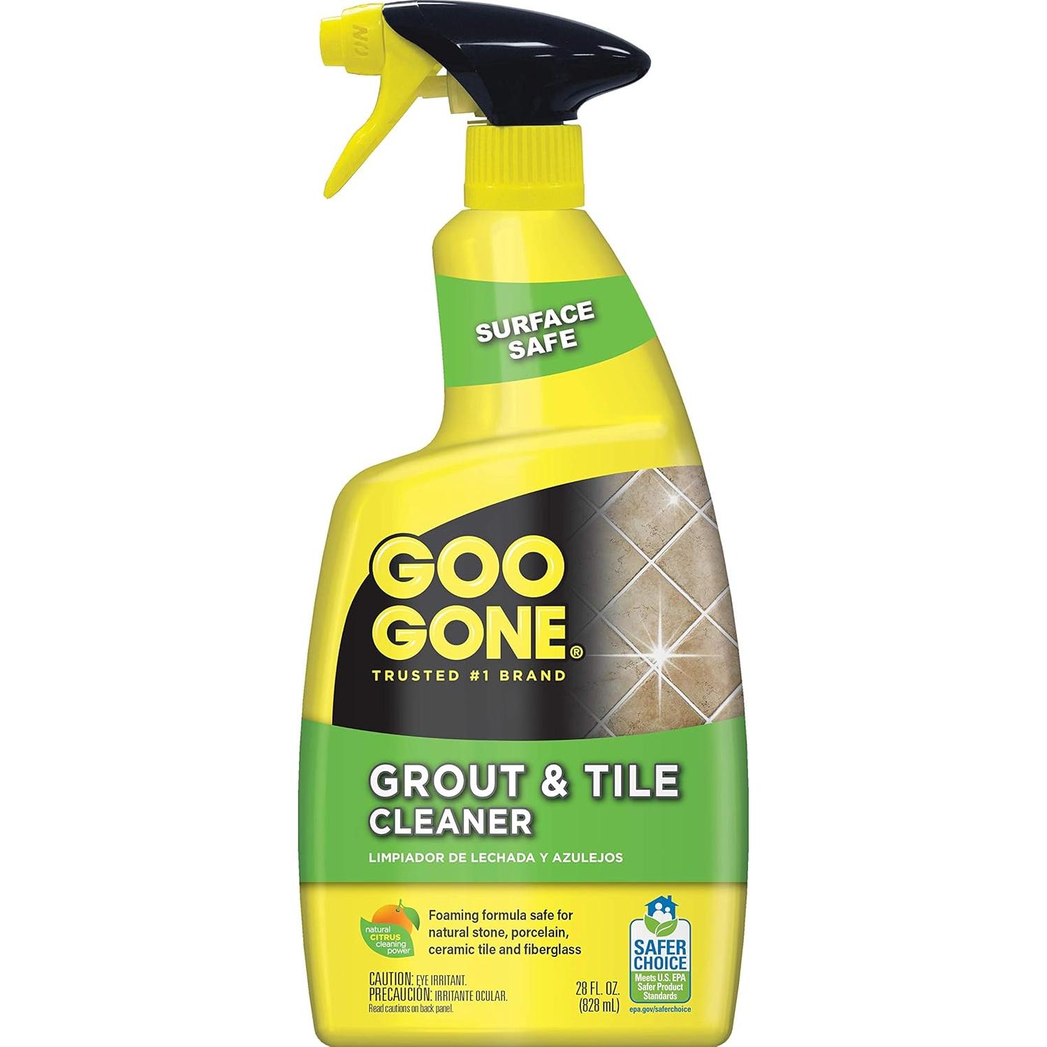 Cabezal de cepillo Unger + Limpiador de azulejos Goo Gone 0.79L