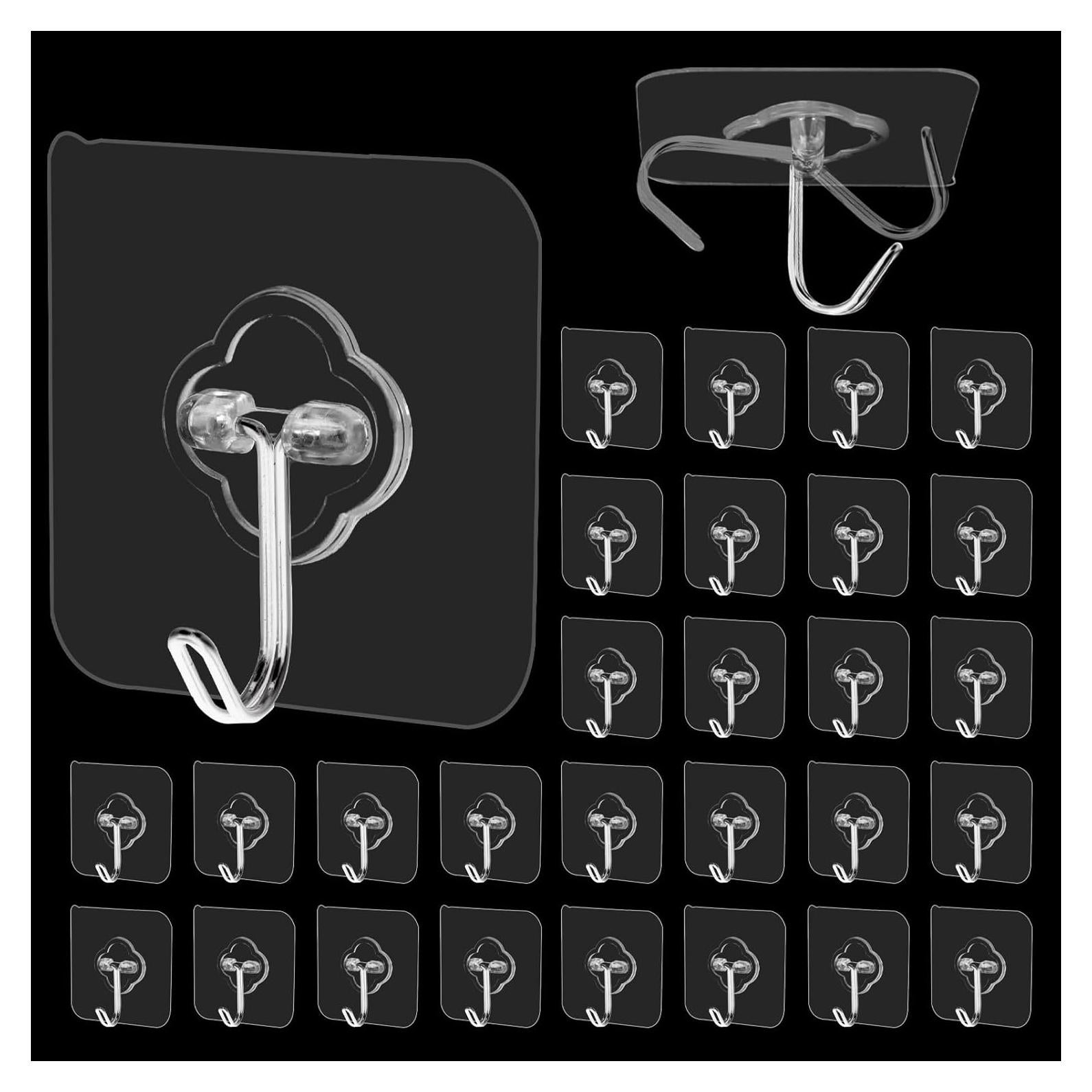 Ganchos Adhesivos Reutilizables Vivinin 30 Piezas 15kg