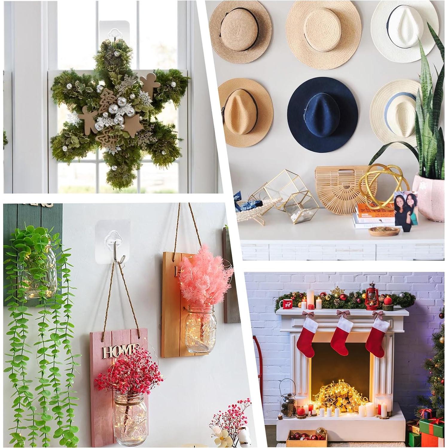 Ganchos Adhesivos Reutilizables Vivinin 30 Piezas 15kg