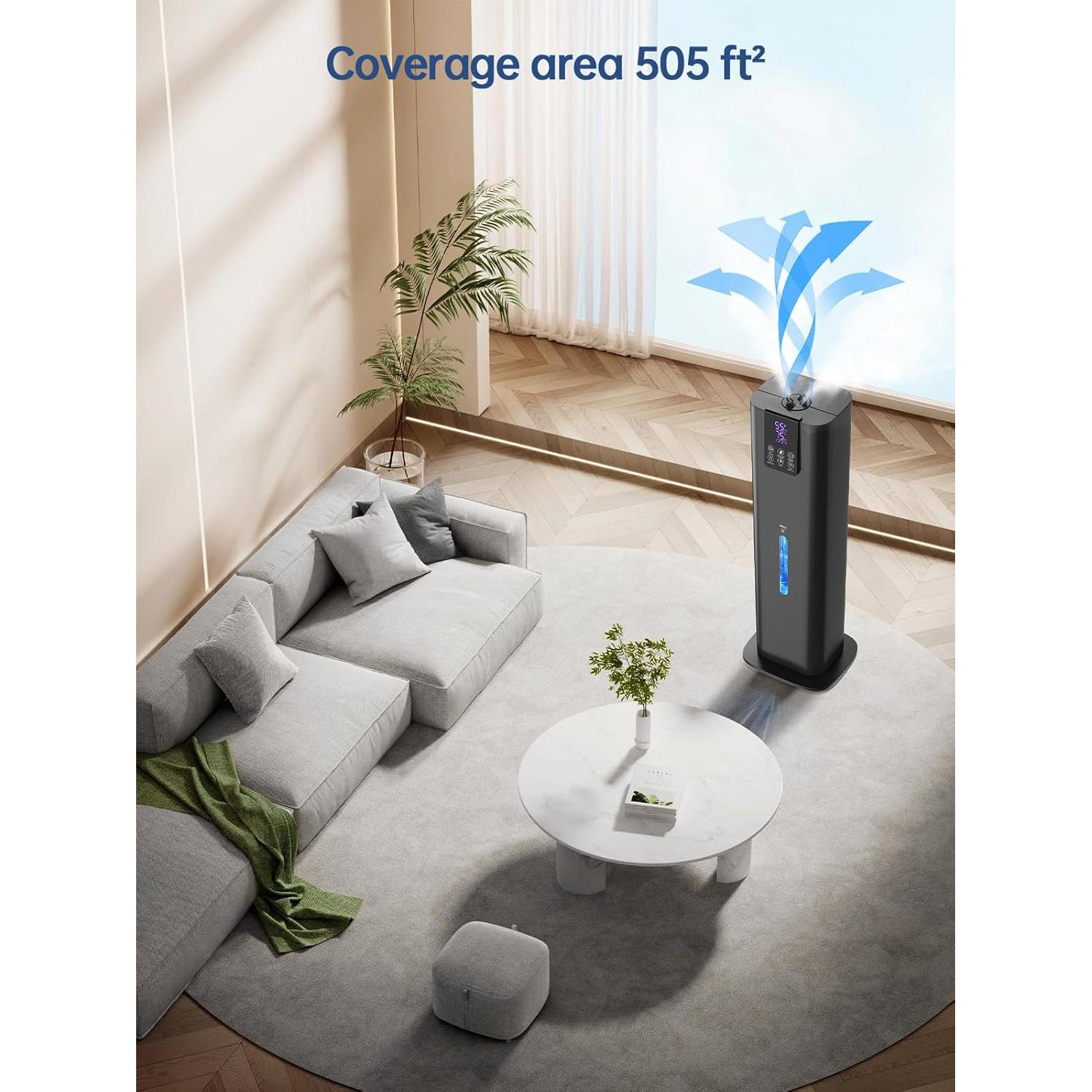 Humidificador Inteligente Hiswelle H786 8L Control Remoto