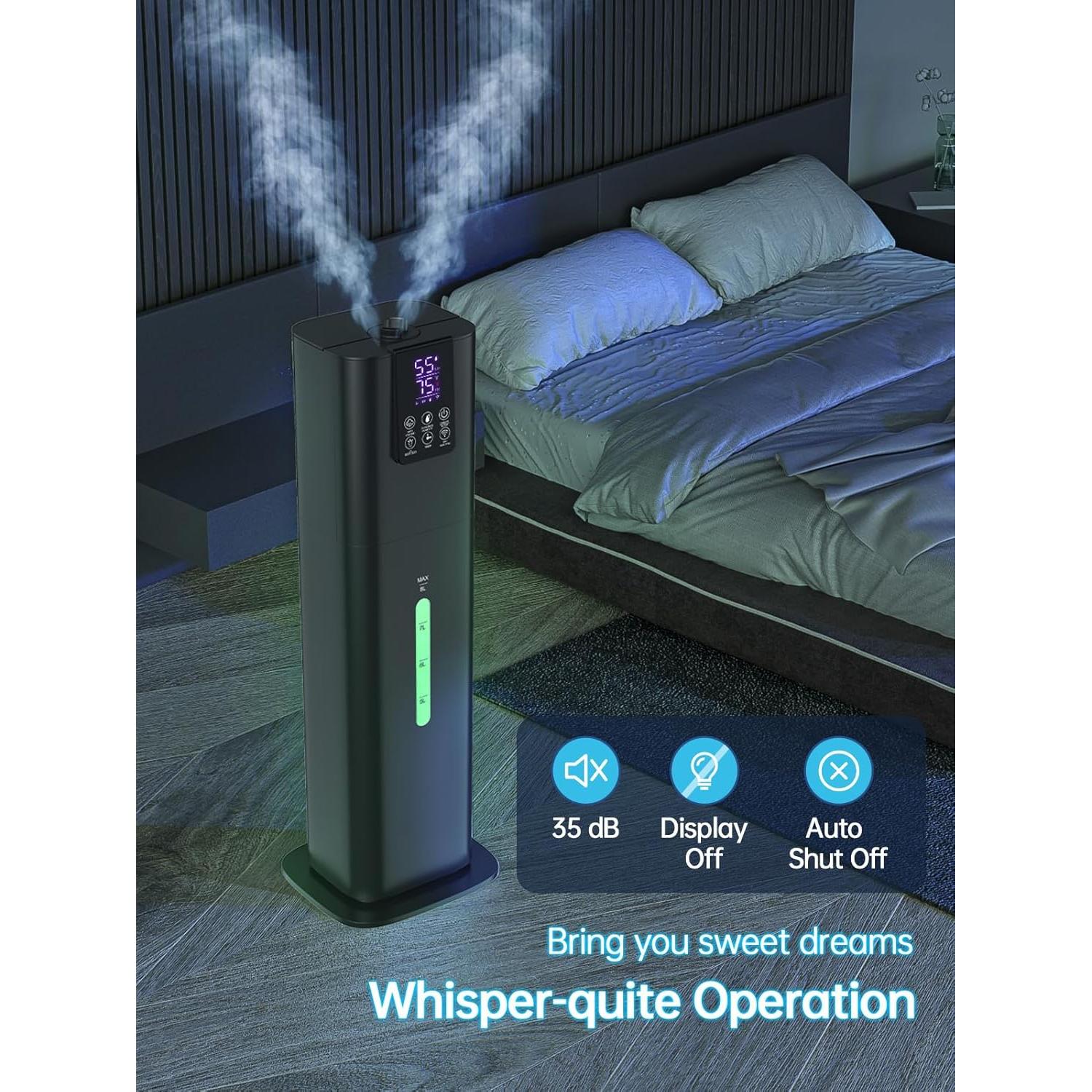 Humidificador Inteligente Hiswelle H786 8L Control Remoto