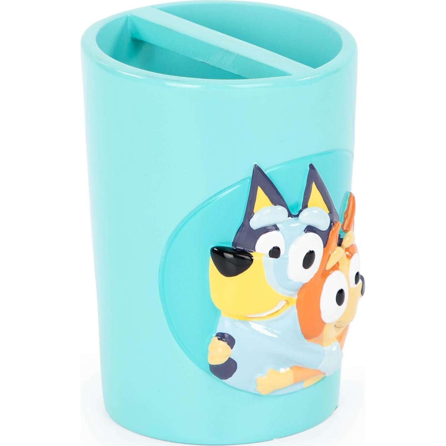 Soporte para Cepillos de Dientes Jay Franco Bluey - Resina Azul