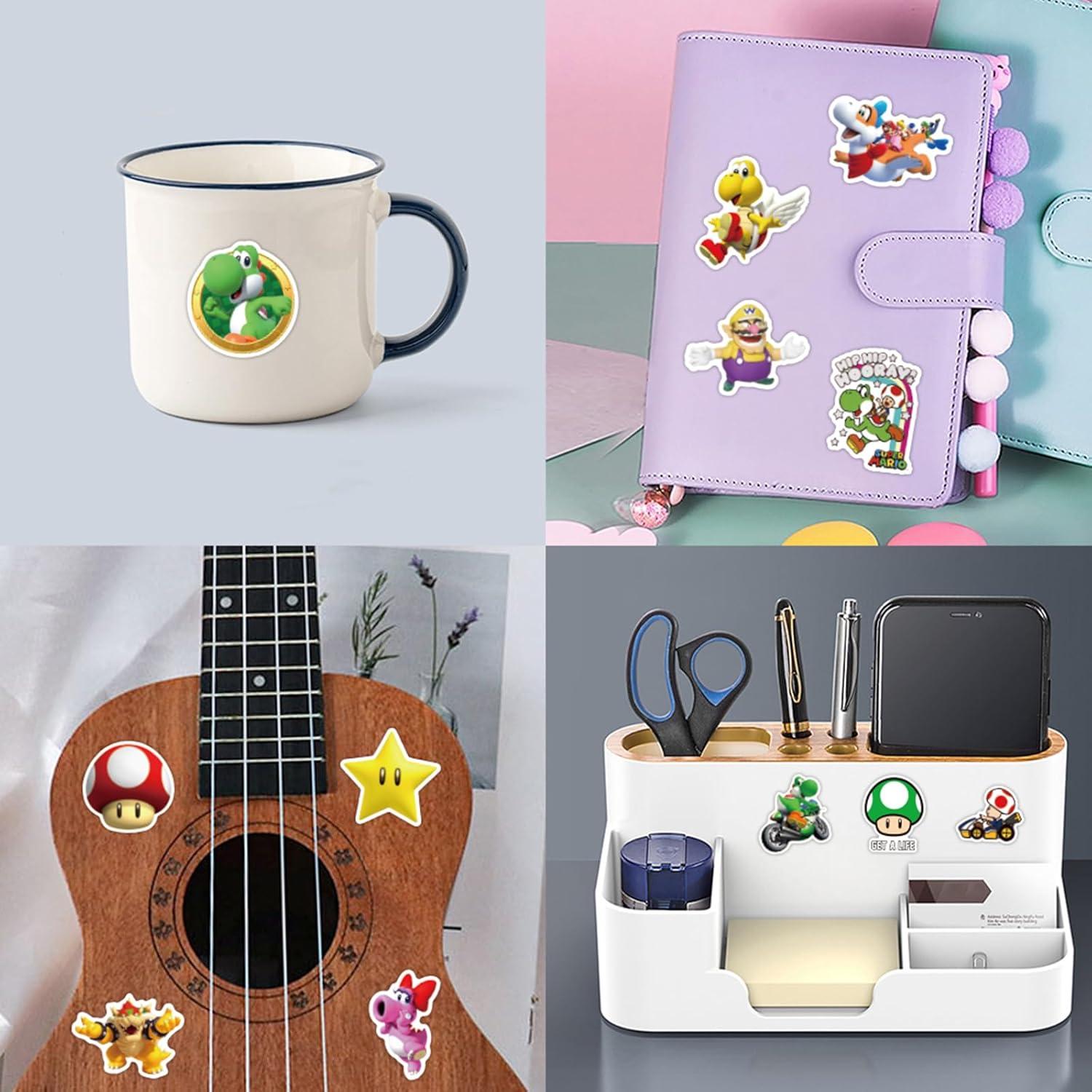 Stickers de Vinilo LTZSTONE Mario - 52 Piezas Impermeables