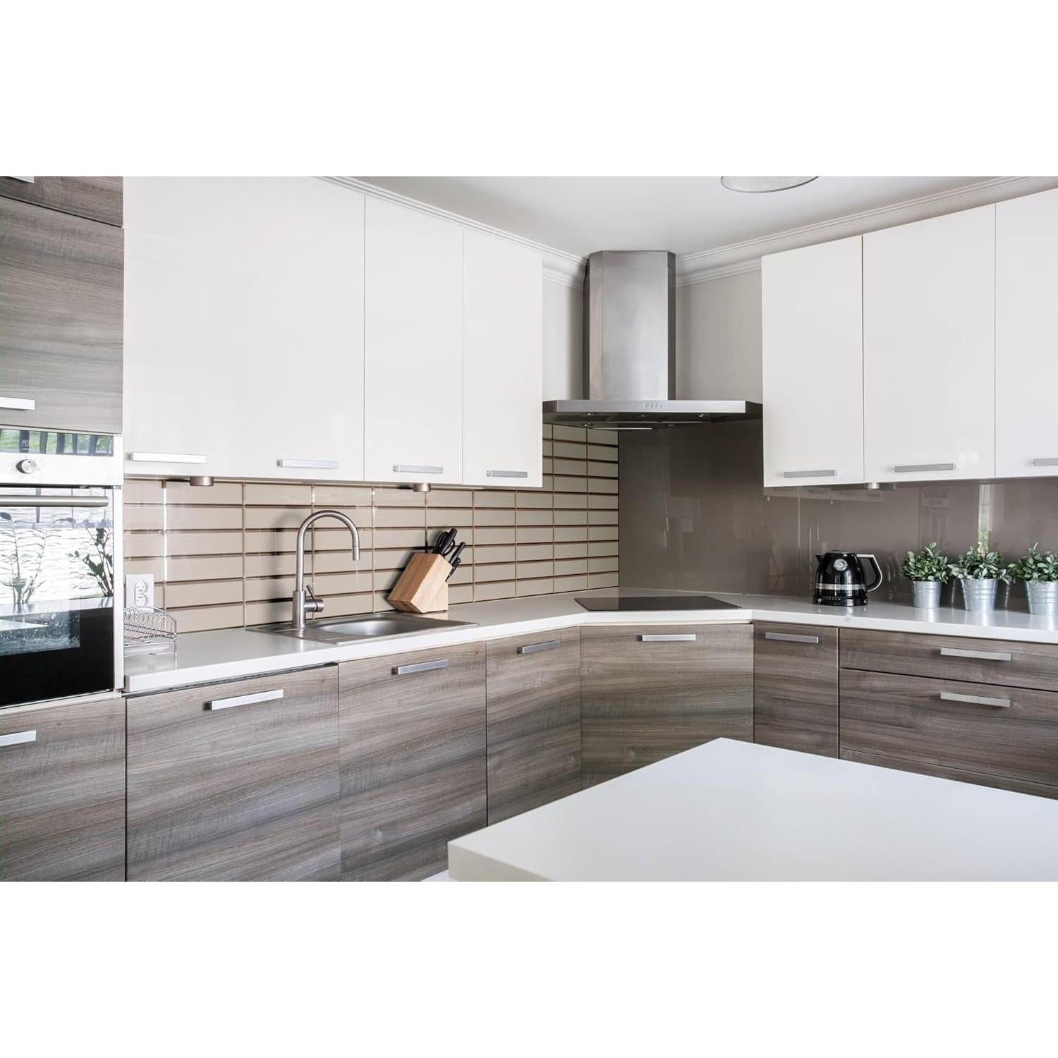 Azulejos de Espejo Autoadhesivos Tilebay 7.62x25.4 cm Bronce Mate