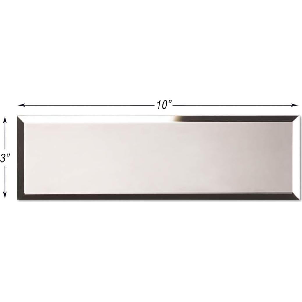 Azulejos de Espejo Autoadhesivos Tilebay 7.62x25.4 cm Bronce Mate