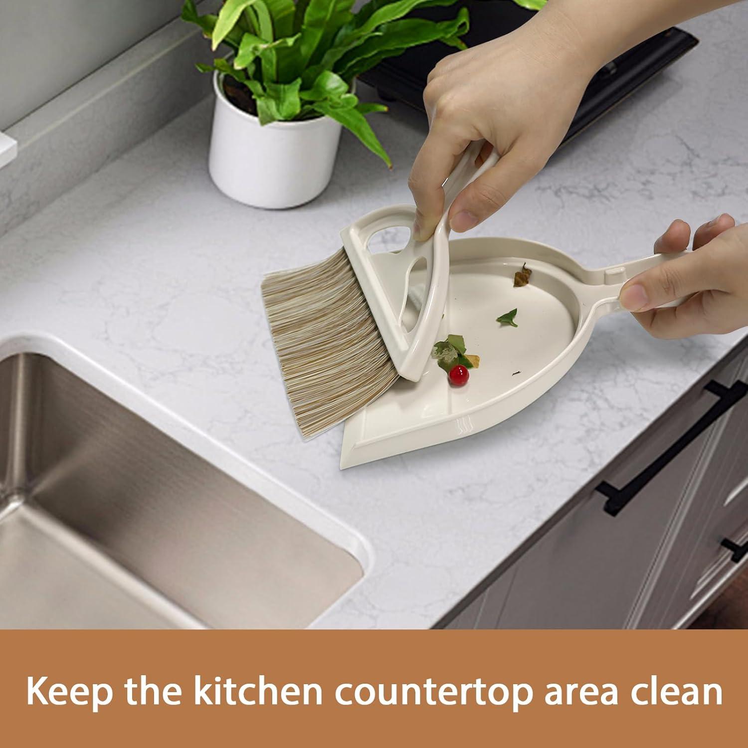 Mini Escoba y Recogedor WDDBHSKN - Compacto y Ergonómico