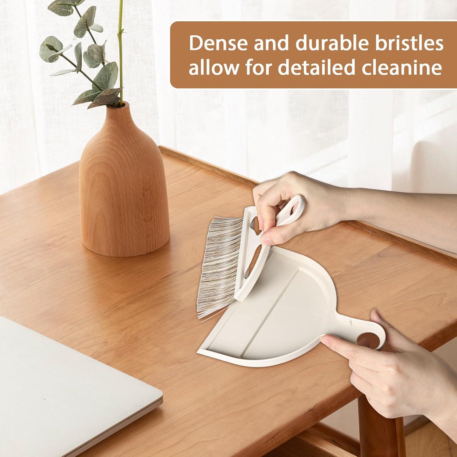 Mini Escoba y Recogedor WDDBHSKN - Compacto y Ergonómico