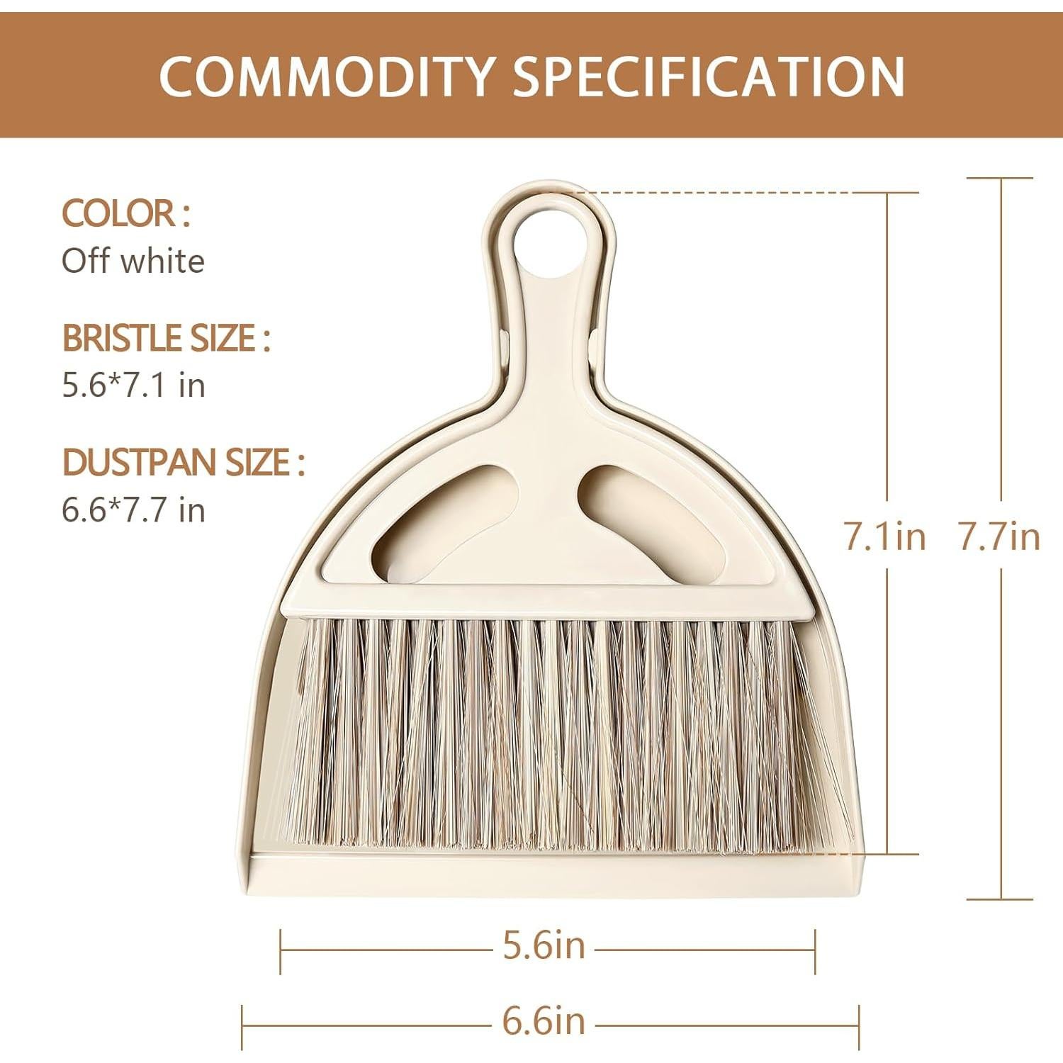Mini Escoba y Recogedor WDDBHSKN - Compacto y Ergonómico