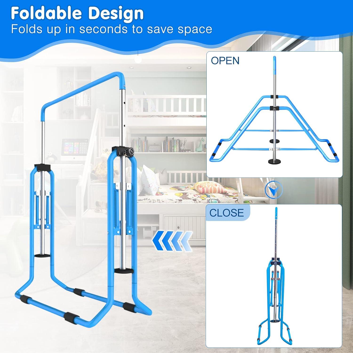 Barras de Gimnasia Slsy Plegables Ajustables para Niños