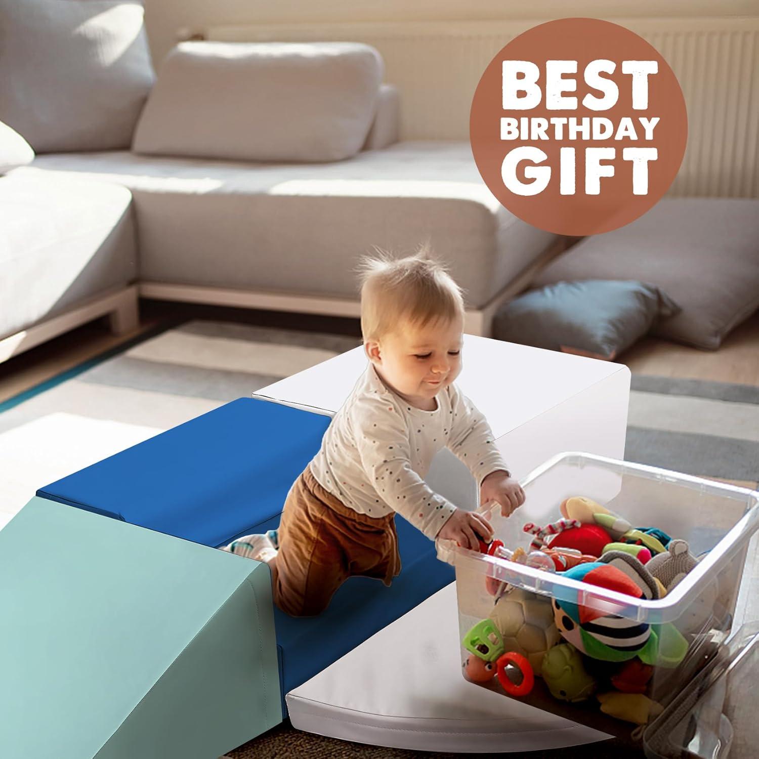 Juguete de Escalada Little Dove 4 Piezas Azul y Blanco