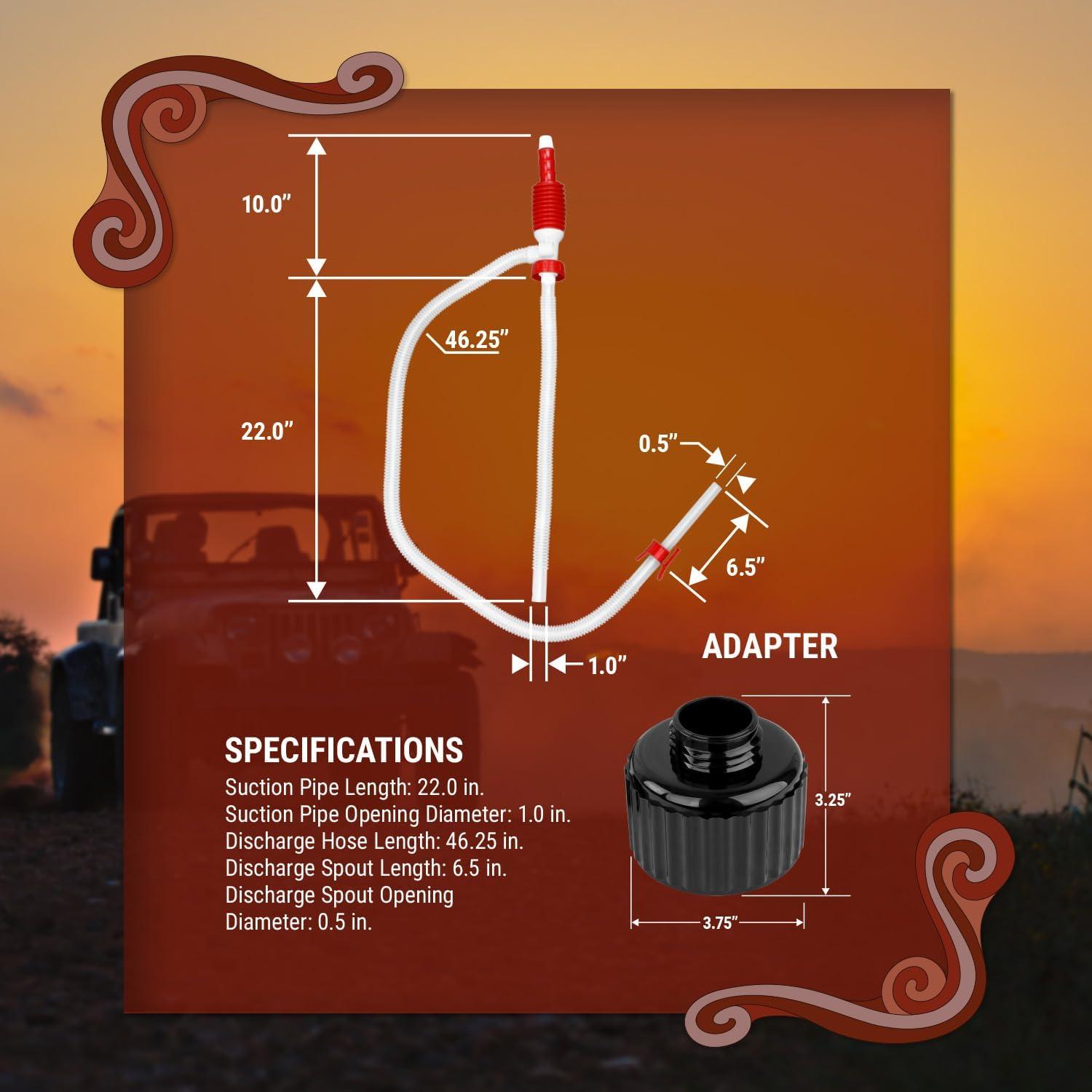 Tapa de Gas TERA PUMP TRM20-XL Ajuste Universal 12 L/min