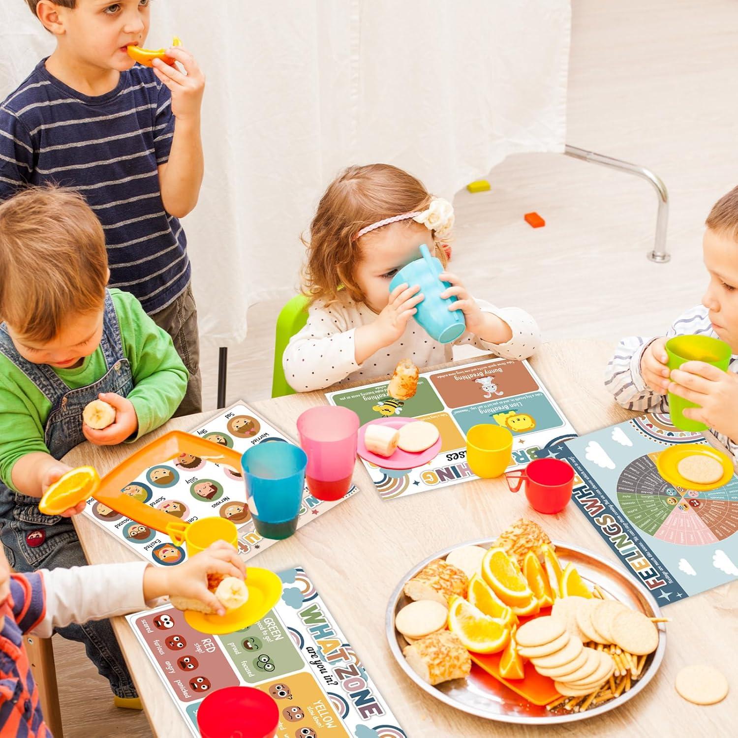 Set de 8 Manteles Educativos Boho OBUSATT 43x32 cm Salud Mental