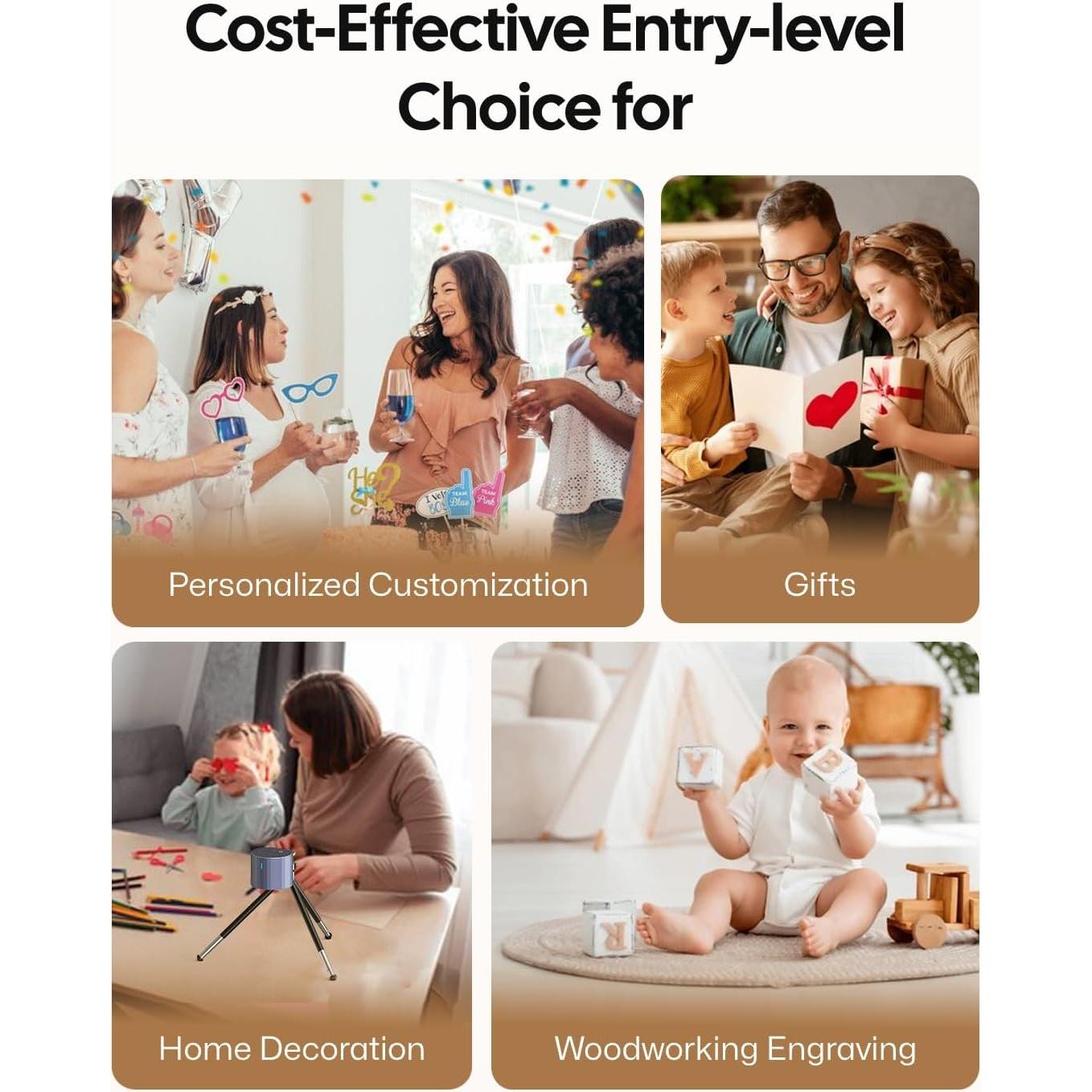 Grabador Láser LaserPecker LP1 Pro Mini Portátil 190g