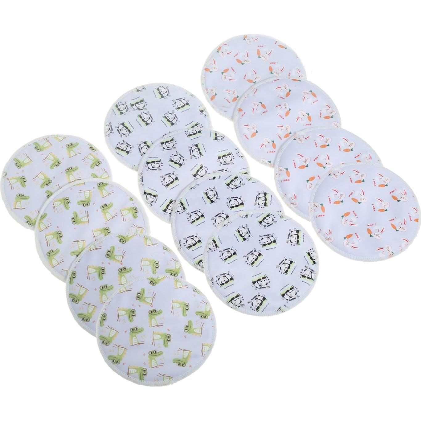 Almohadillas de Lactancia Reutilizables Soothe - 12 Piezas de Bambú