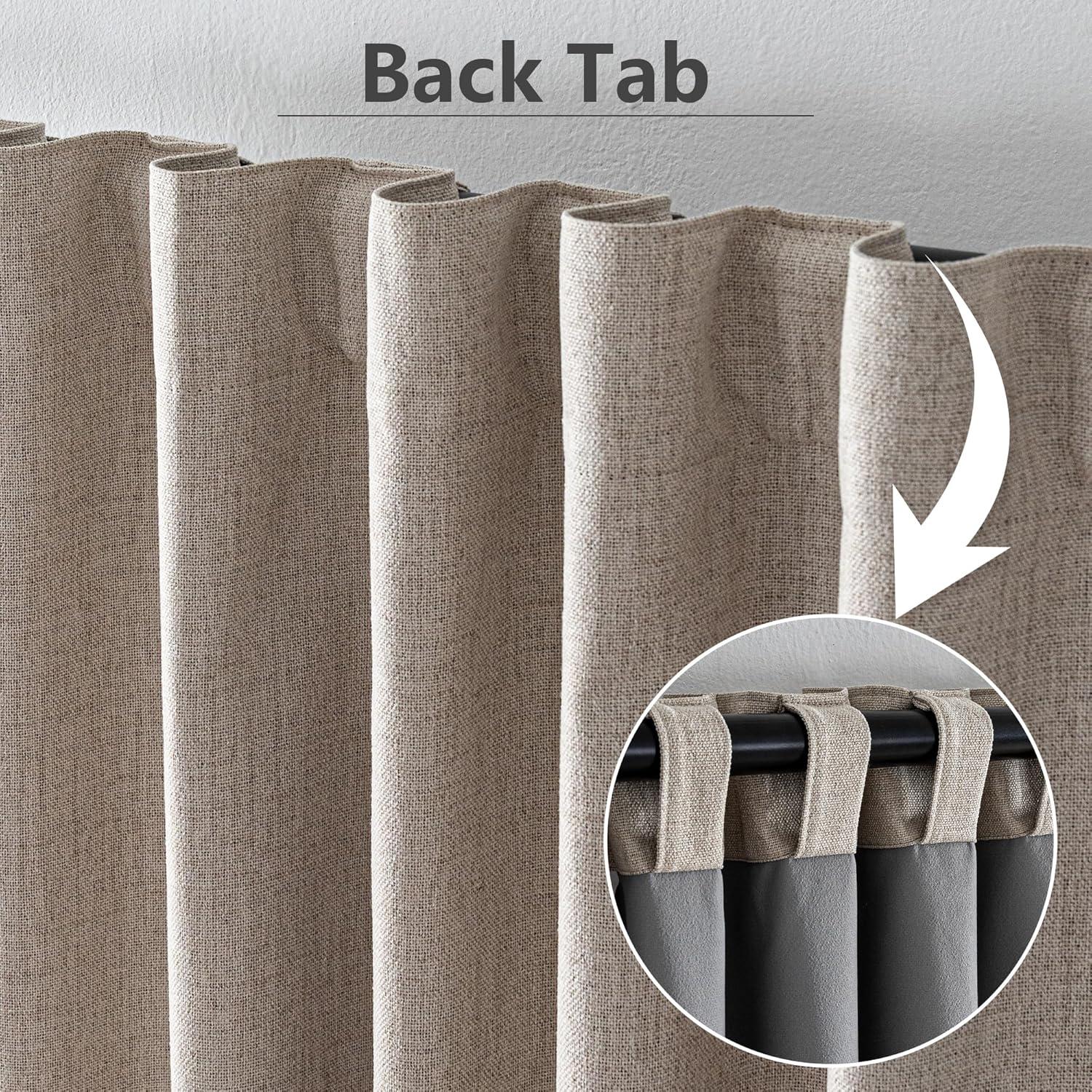 Cortinas Beige Blackout RainCharm 132x183 cm 2 Paneles Aislantes