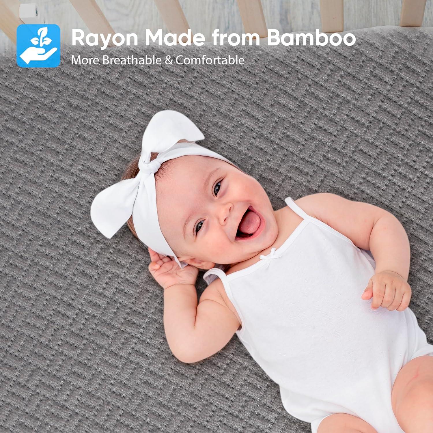 Protector de Colchón Hanherry Individual 100% Impermeable Gris