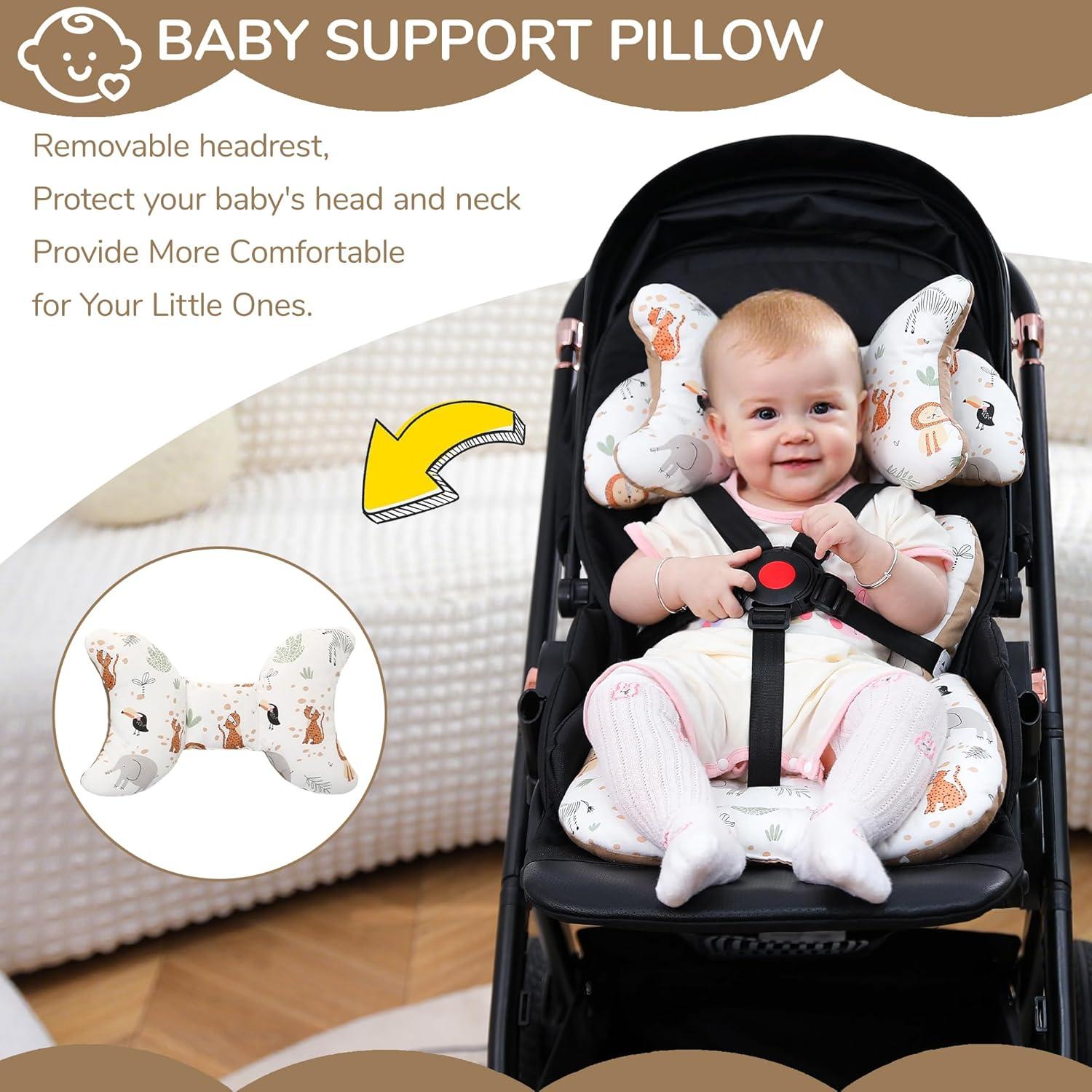 Forro de Asiento Universal para Cochecito de Bebé LAT10106103 - Algodón Suave y Transpirable