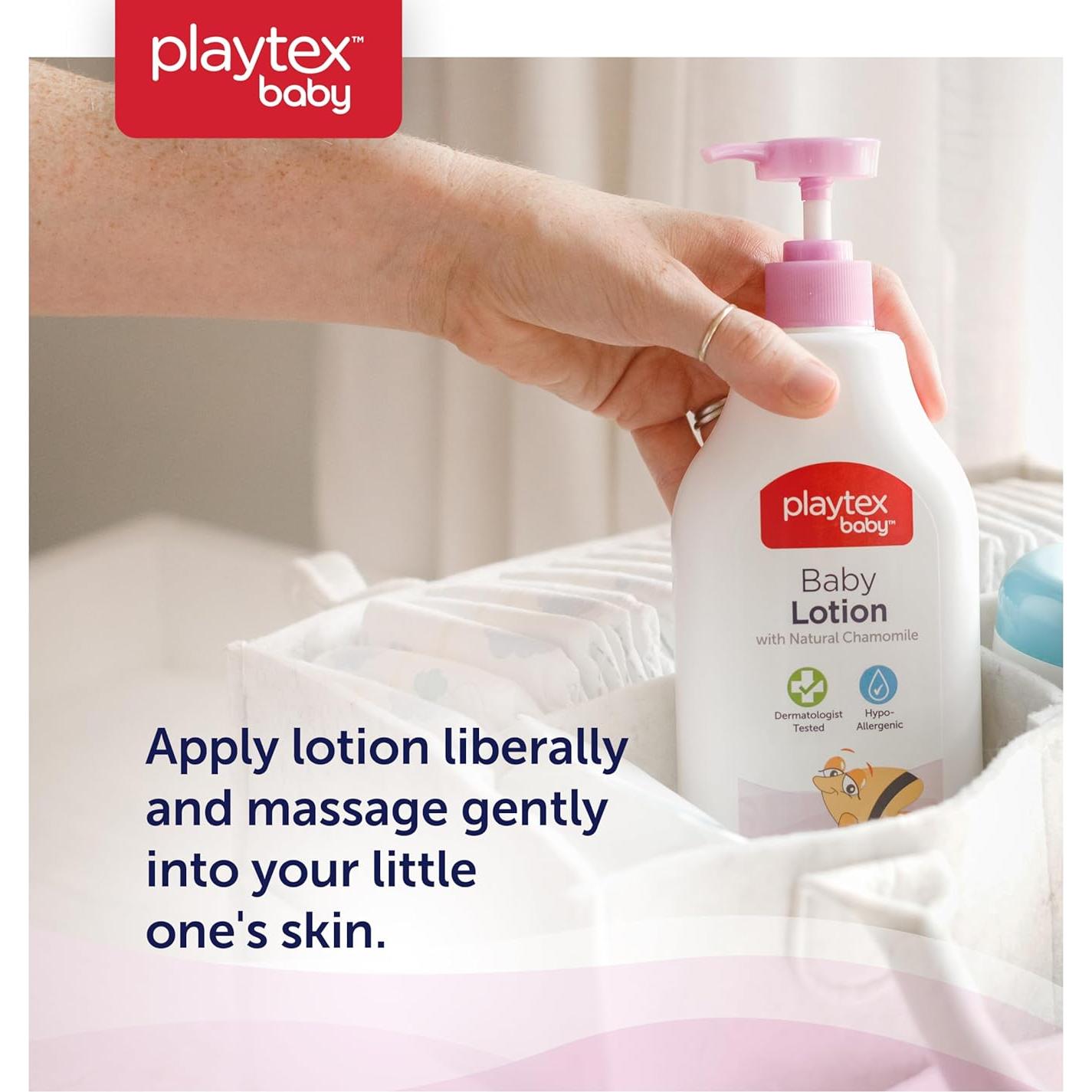 Loción para Bebés Playtex 21 oz, Suave y Calmante, Paquete de 3