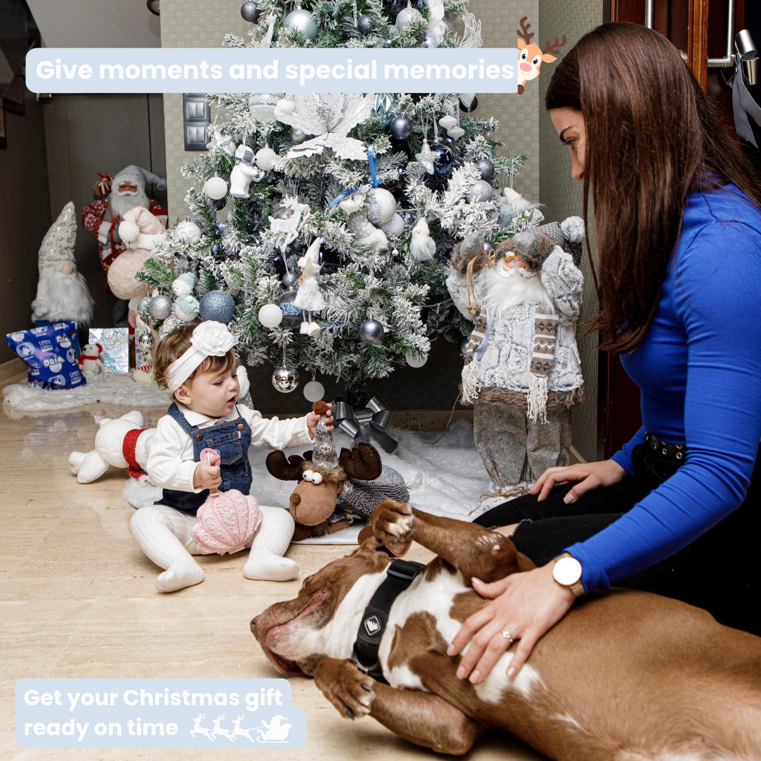 Sostenedor de Chupete Felitness Sherpa Azul Hipoalergénico