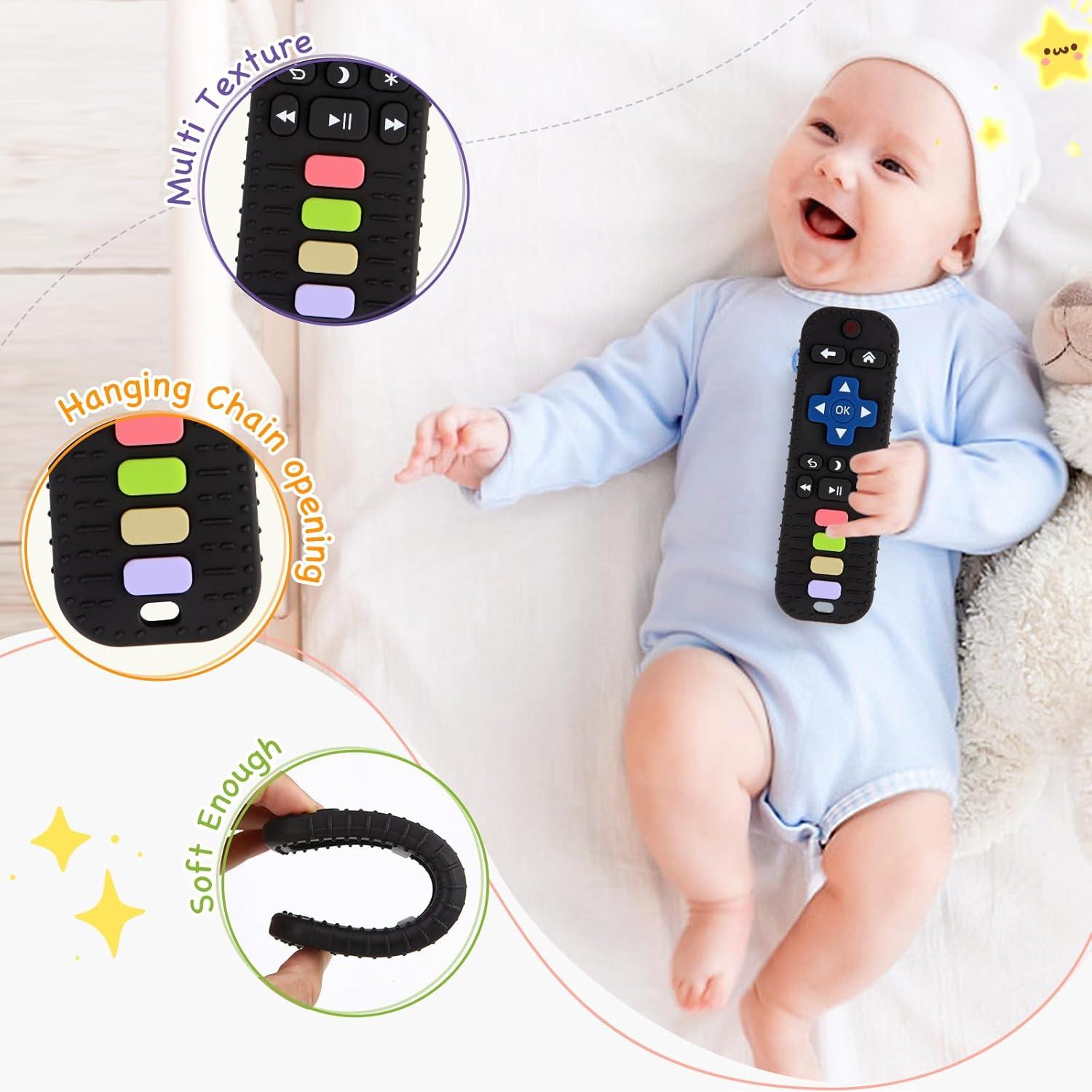 Mordedor de Silicona Hooku Control Remoto para Bebés 0-12 Meses