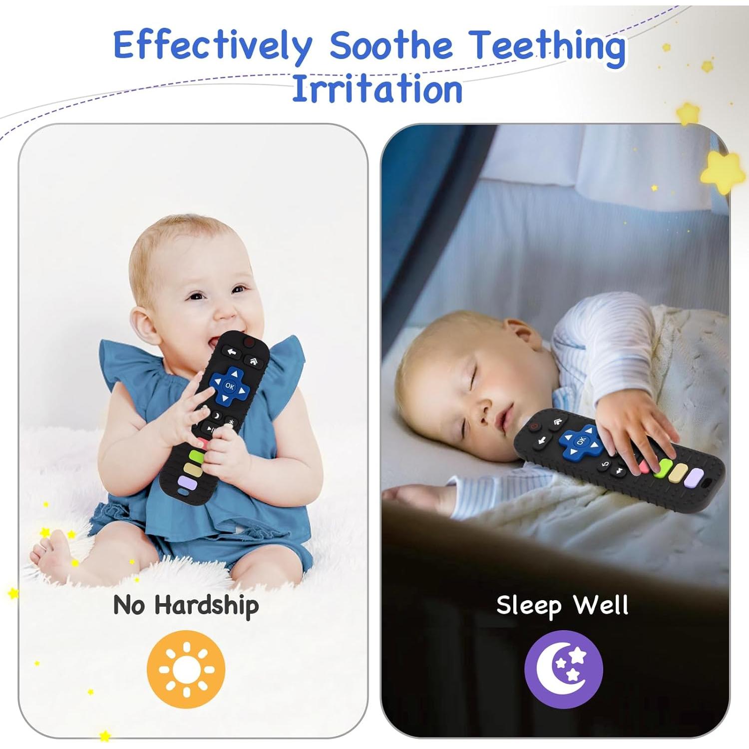 Mordedor de Silicona Hooku Control Remoto para Bebés 0-12 Meses