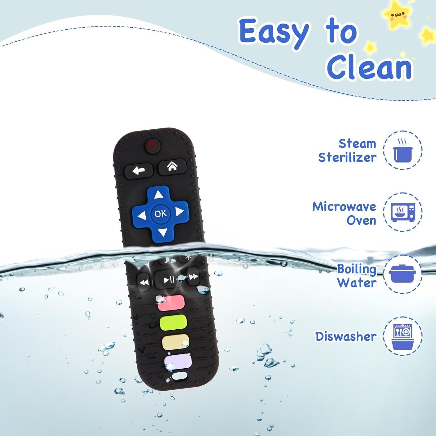 Mordedor de Silicona Hooku Control Remoto para Bebés 0-12 Meses