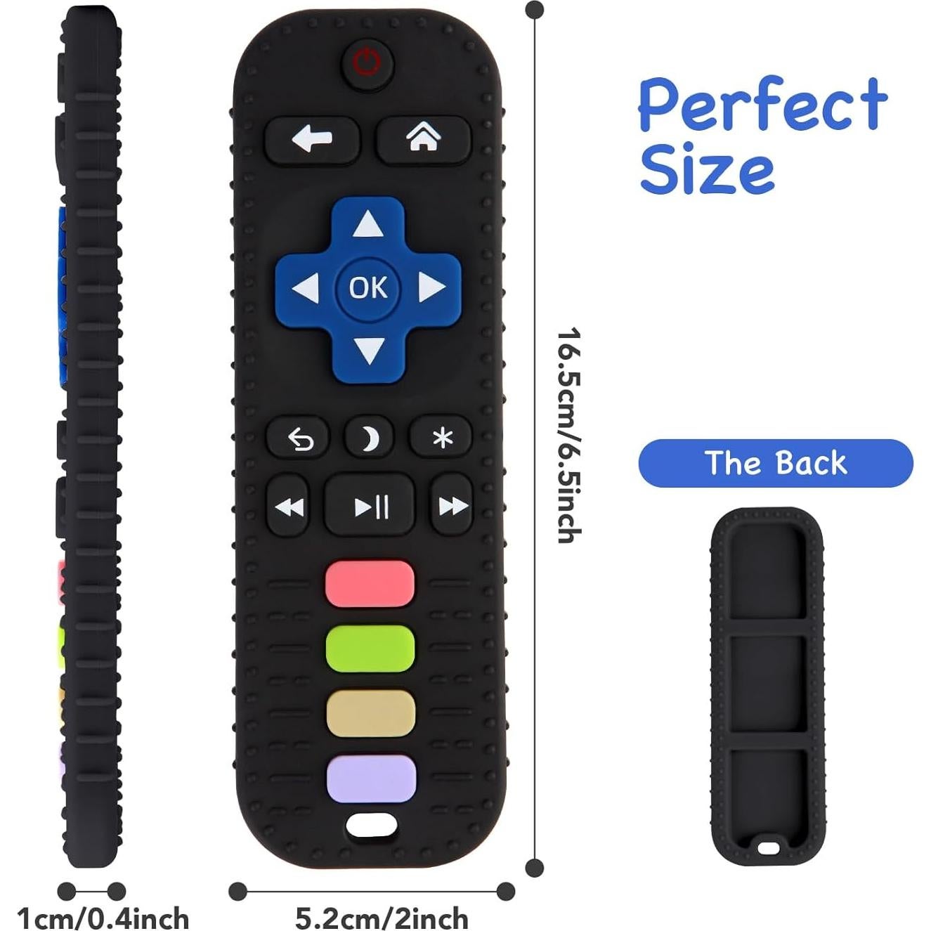 Mordedor de Silicona Hooku Control Remoto para Bebés 0-12 Meses