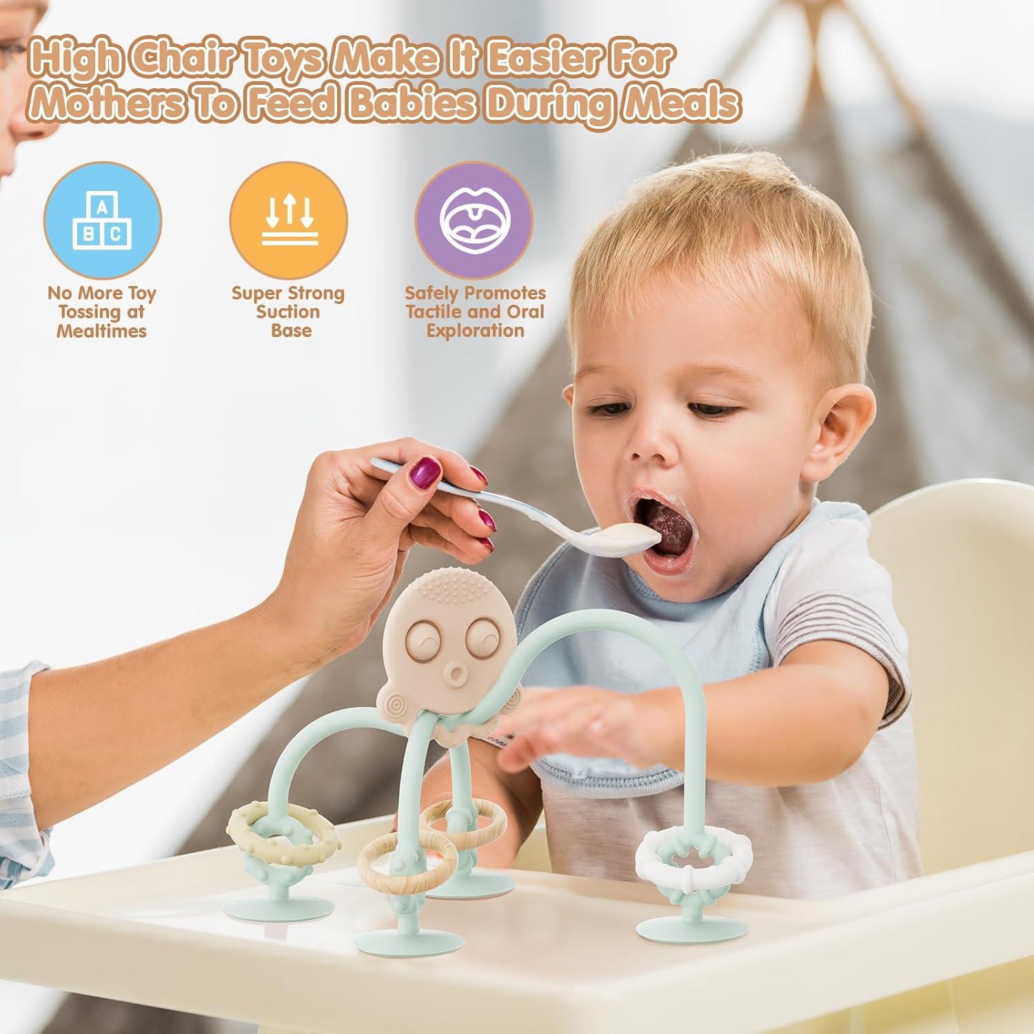 Juguete de Dentición para Bebés Happi2U Verde con Ventosa