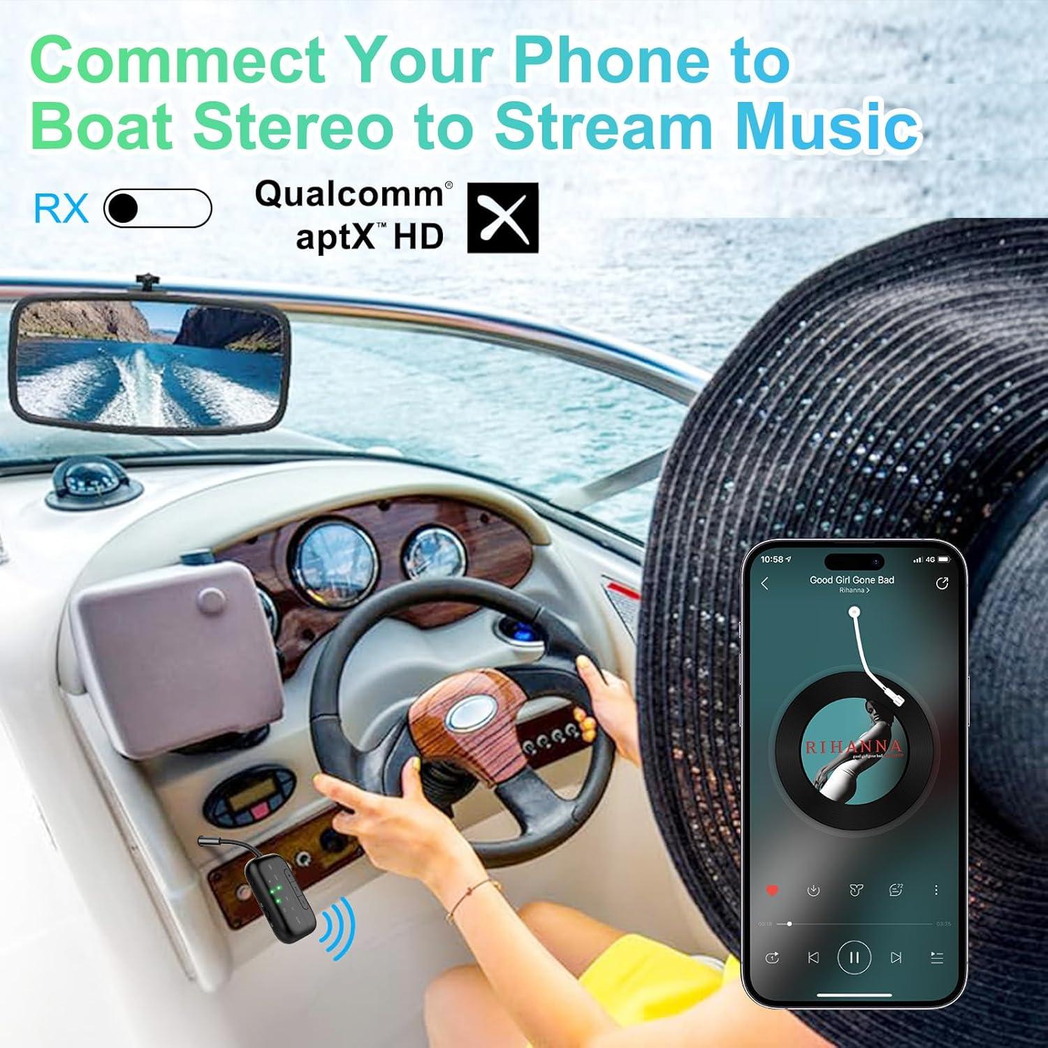 Transmisor Receptor Bluetooth 5.4 Beeitzie B101 2-en-1 AUX