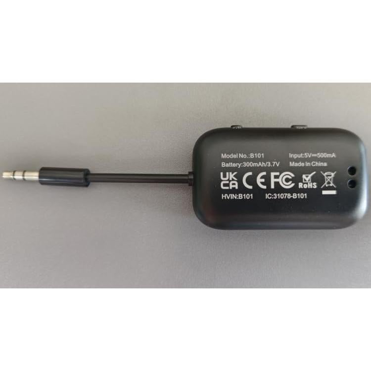 Transmisor Receptor Bluetooth 5.4 Beeitzie B101 2-en-1 AUX