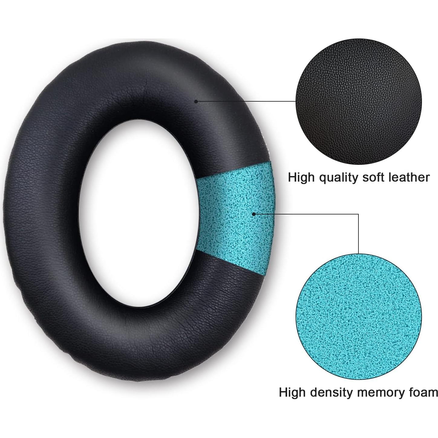 Almohadillas de Reemplazo Bose QC35 QC25 QC15 - Espuma Memoria