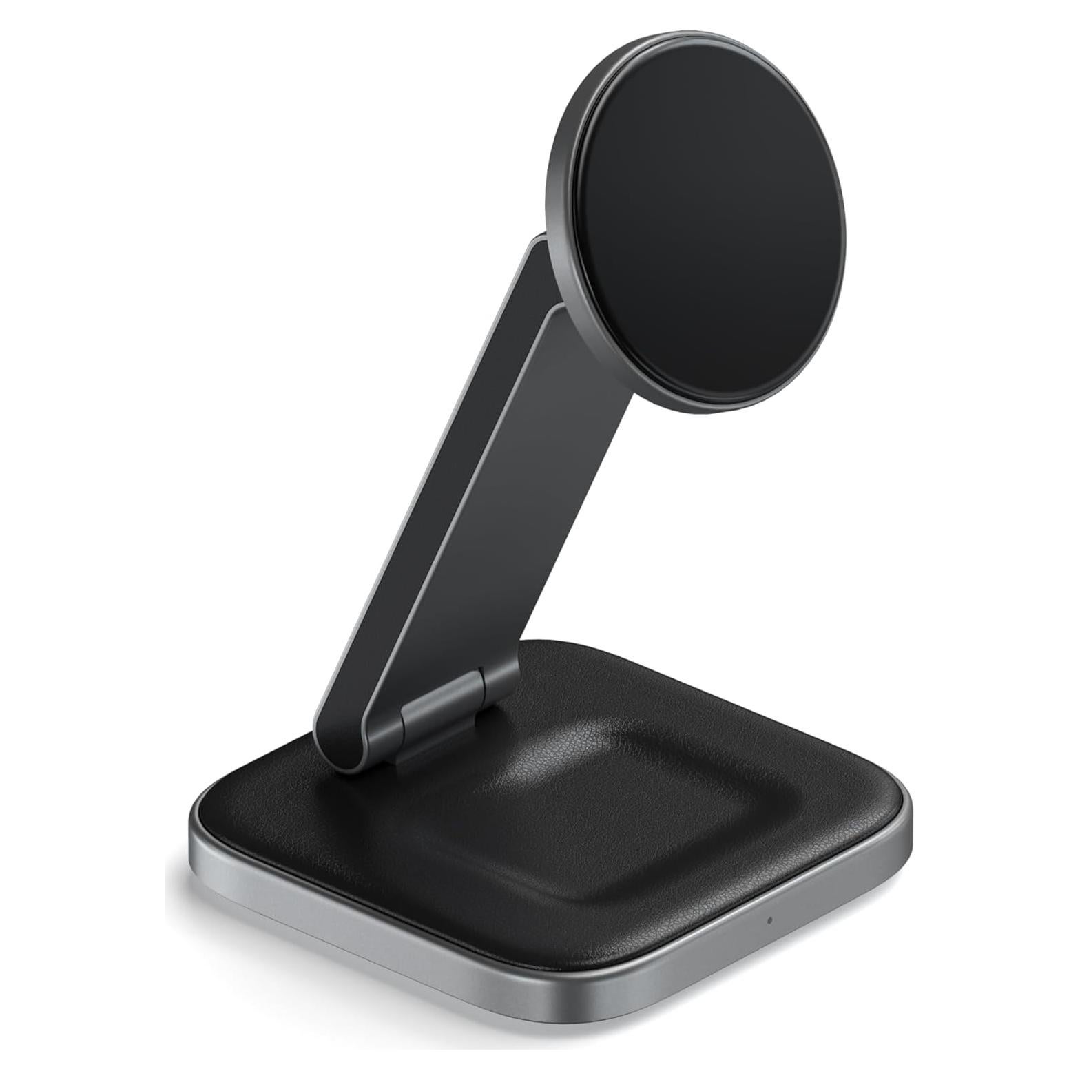Cargador Inalámbrico 2 en 1 Satechi Qi2 15W Magnético