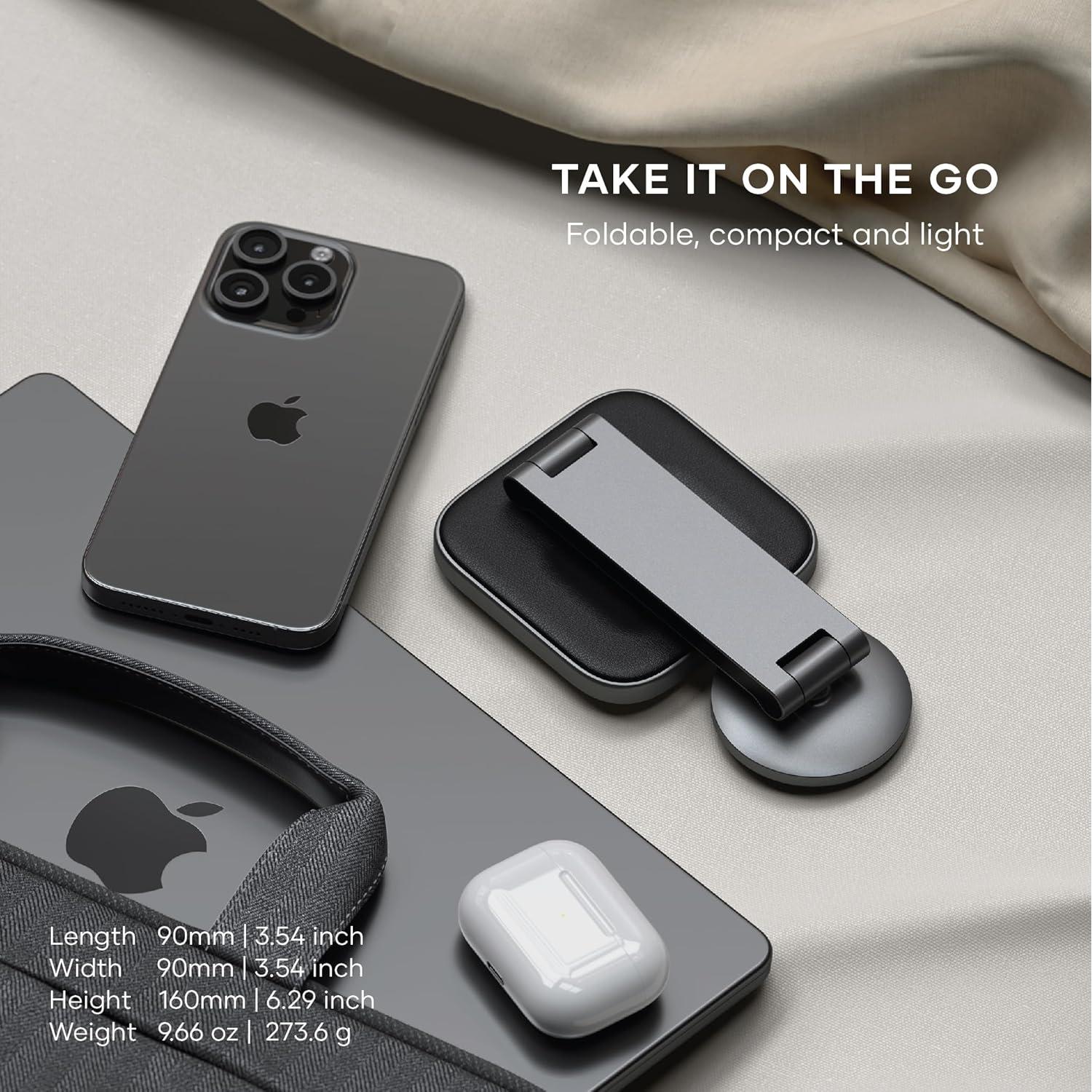 Cargador Inalámbrico 2 en 1 Satechi Qi2 15W Magnético