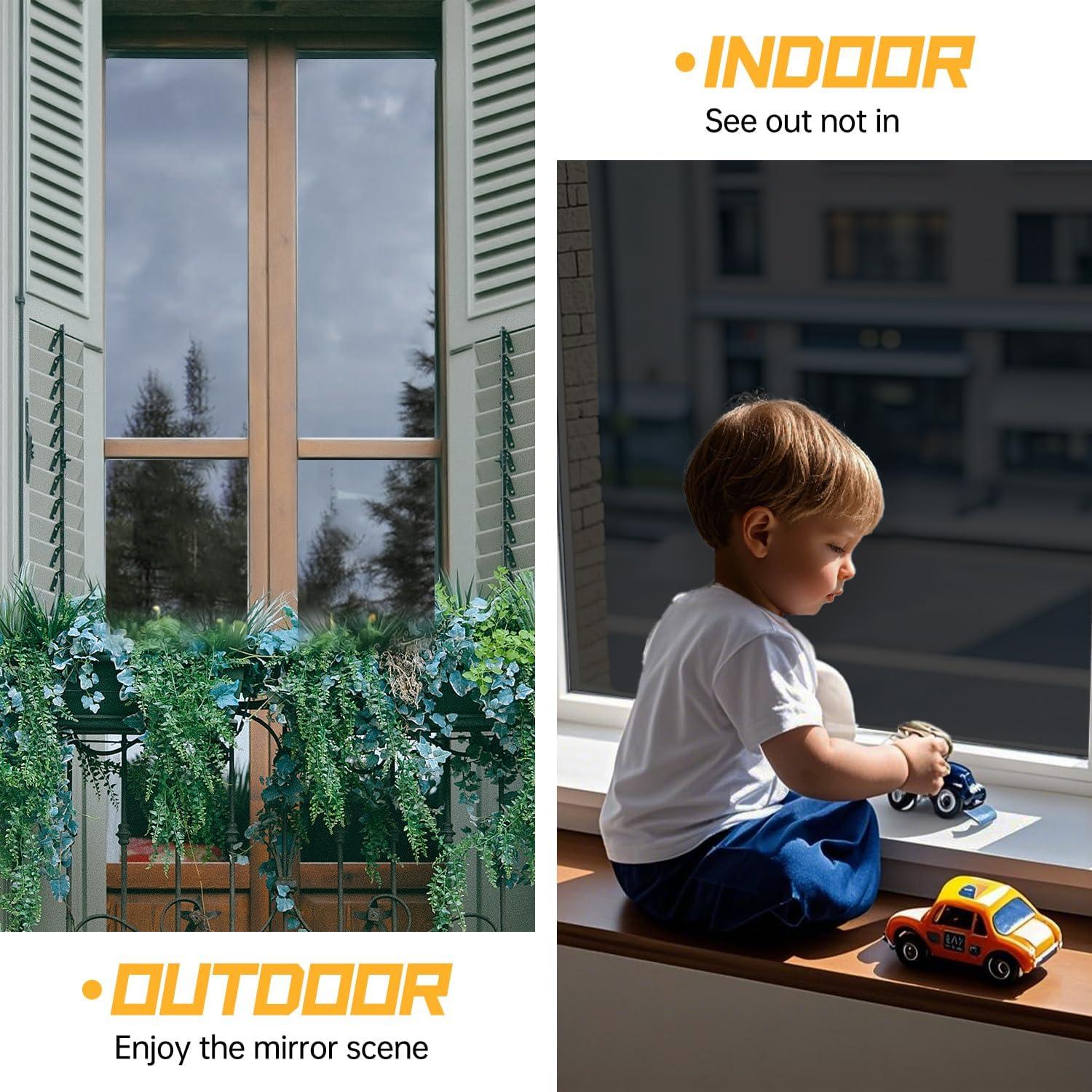 Película Reflectante de Privacidad Wondriva 44.5x198.1cm UV