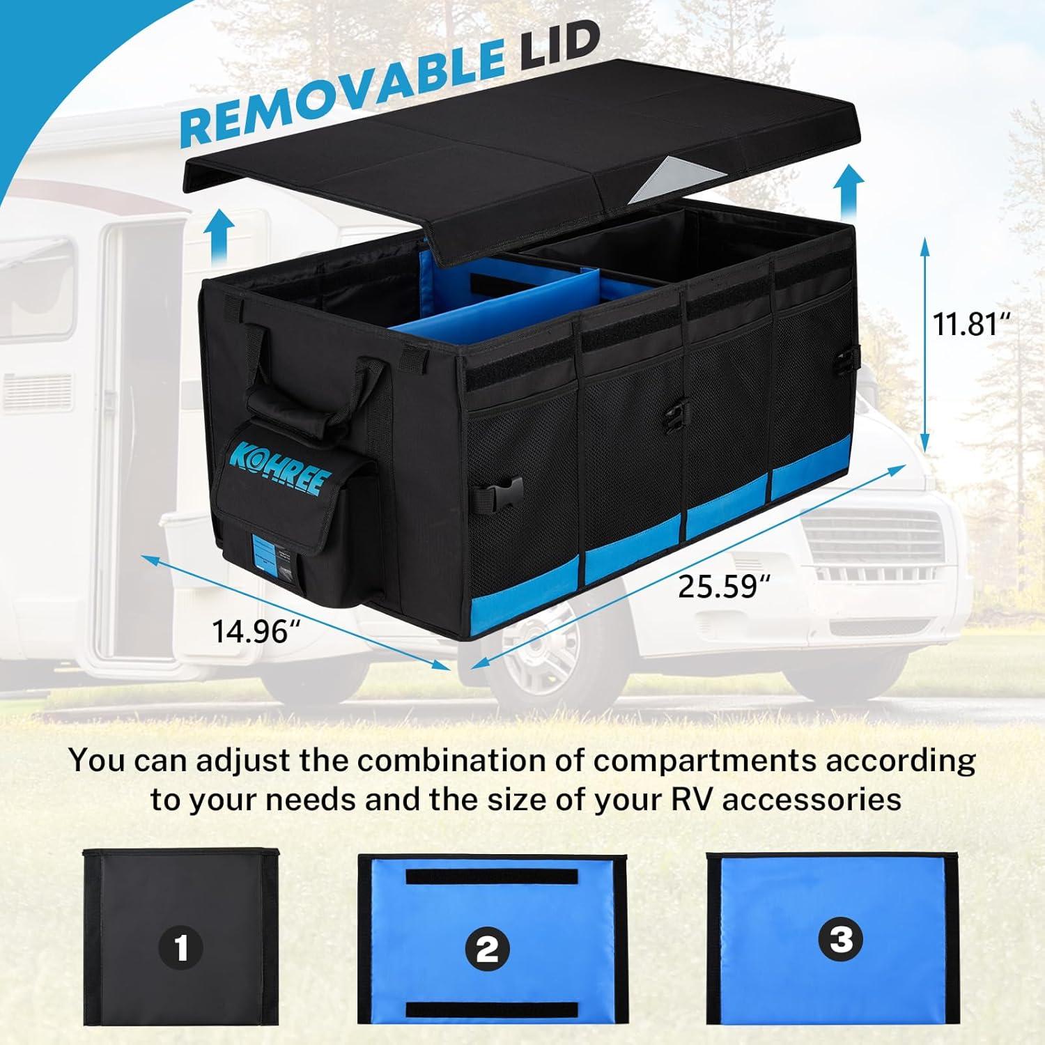 Bolsa de Almacenamiento Plegable Kohree 74L Impermeable para RV