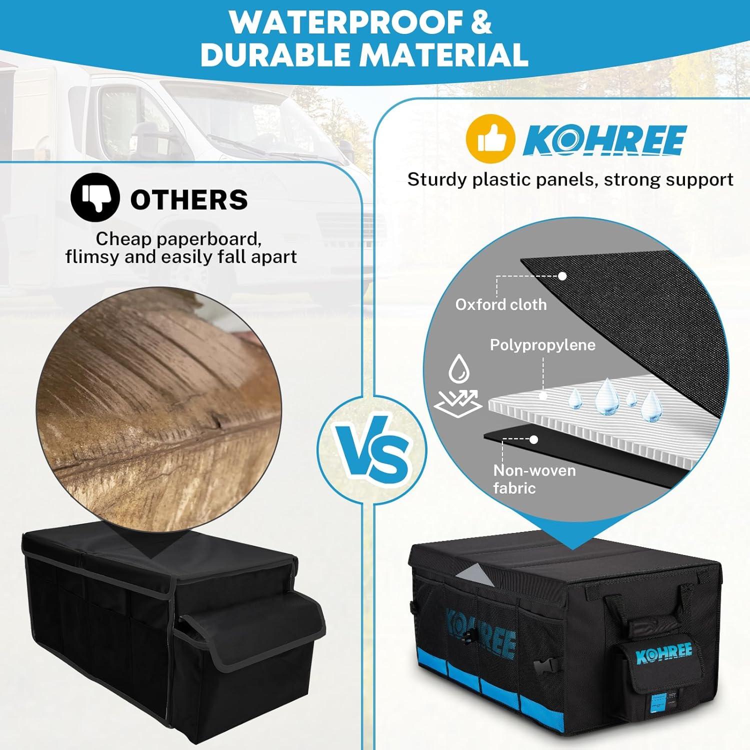 Bolsa de Almacenamiento Plegable Kohree 74L Impermeable para RV