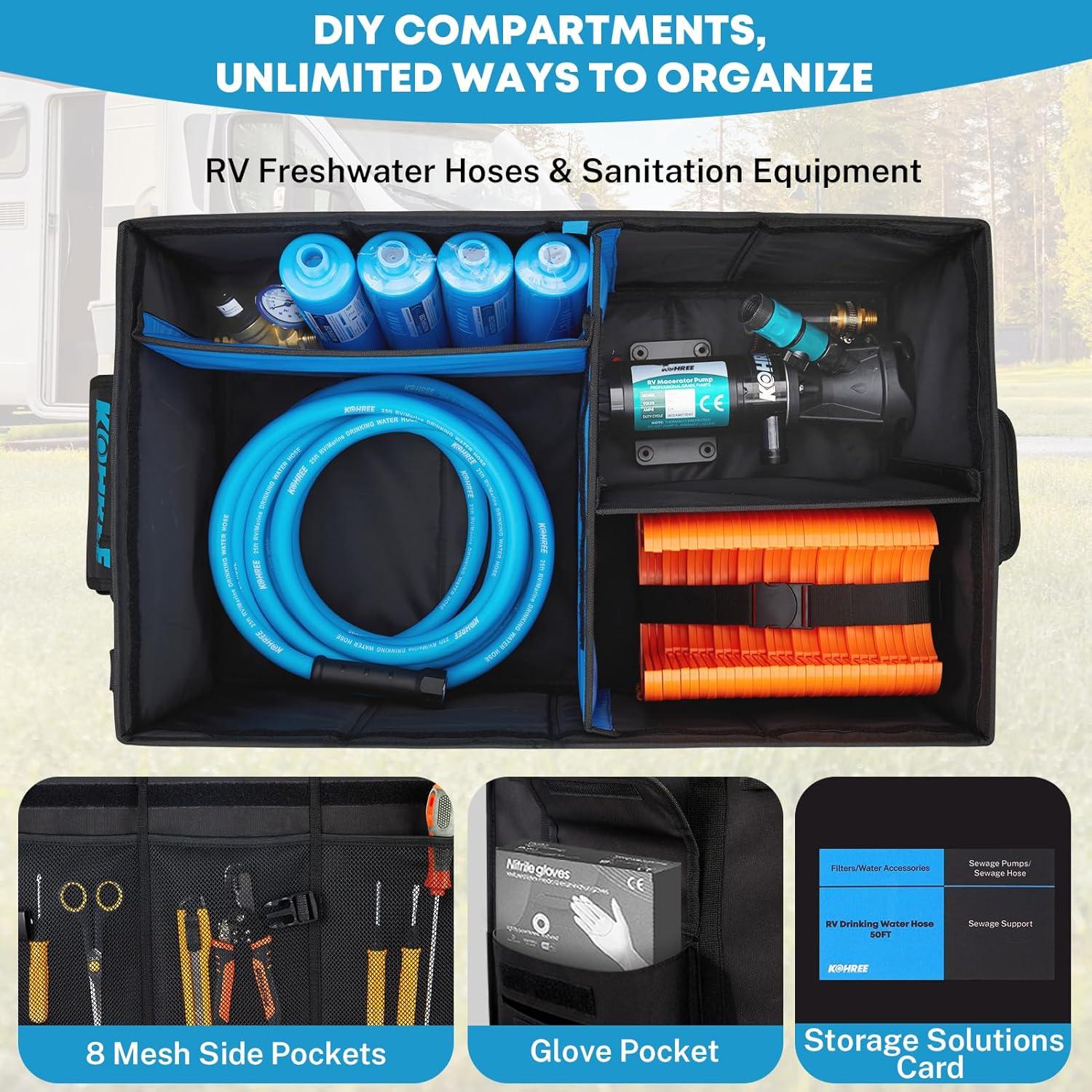 Bolsa de Almacenamiento Plegable Kohree 74L Impermeable para RV