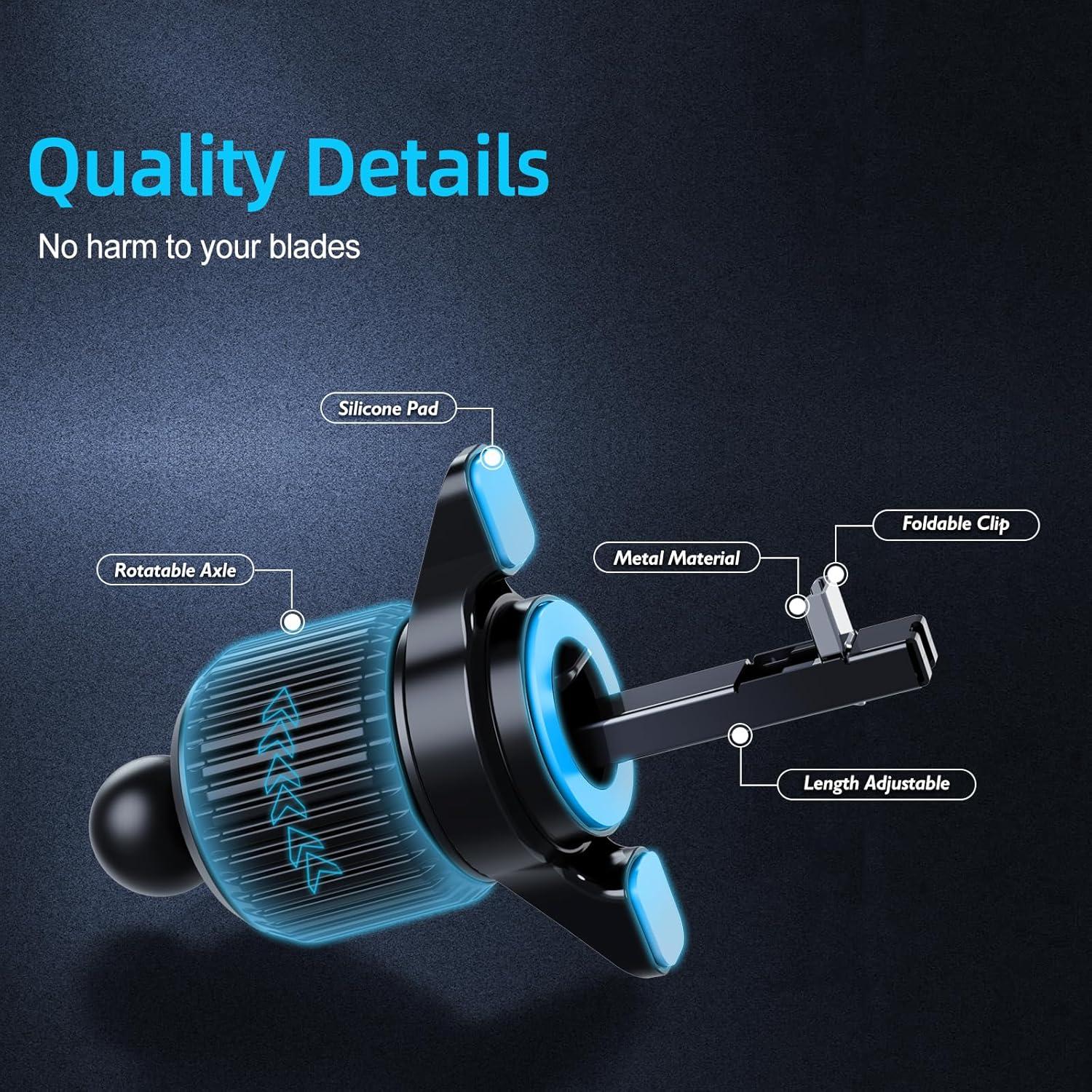 Clip de Ventilación Ajustable xuenair 17mm para Teléfono