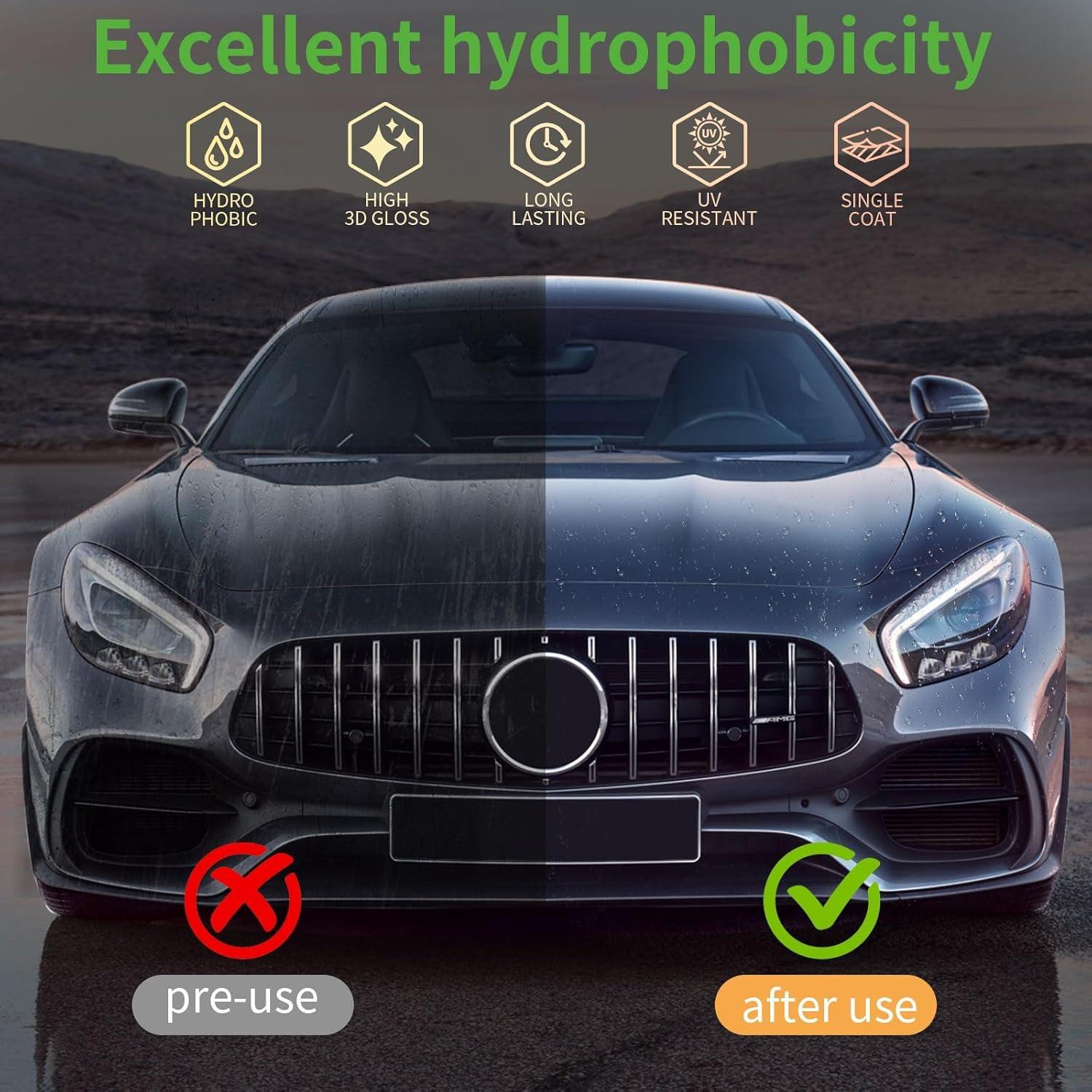 Recubrimiento Cerámico para Autos Kingvo 30ml - Protección UV y Rayones