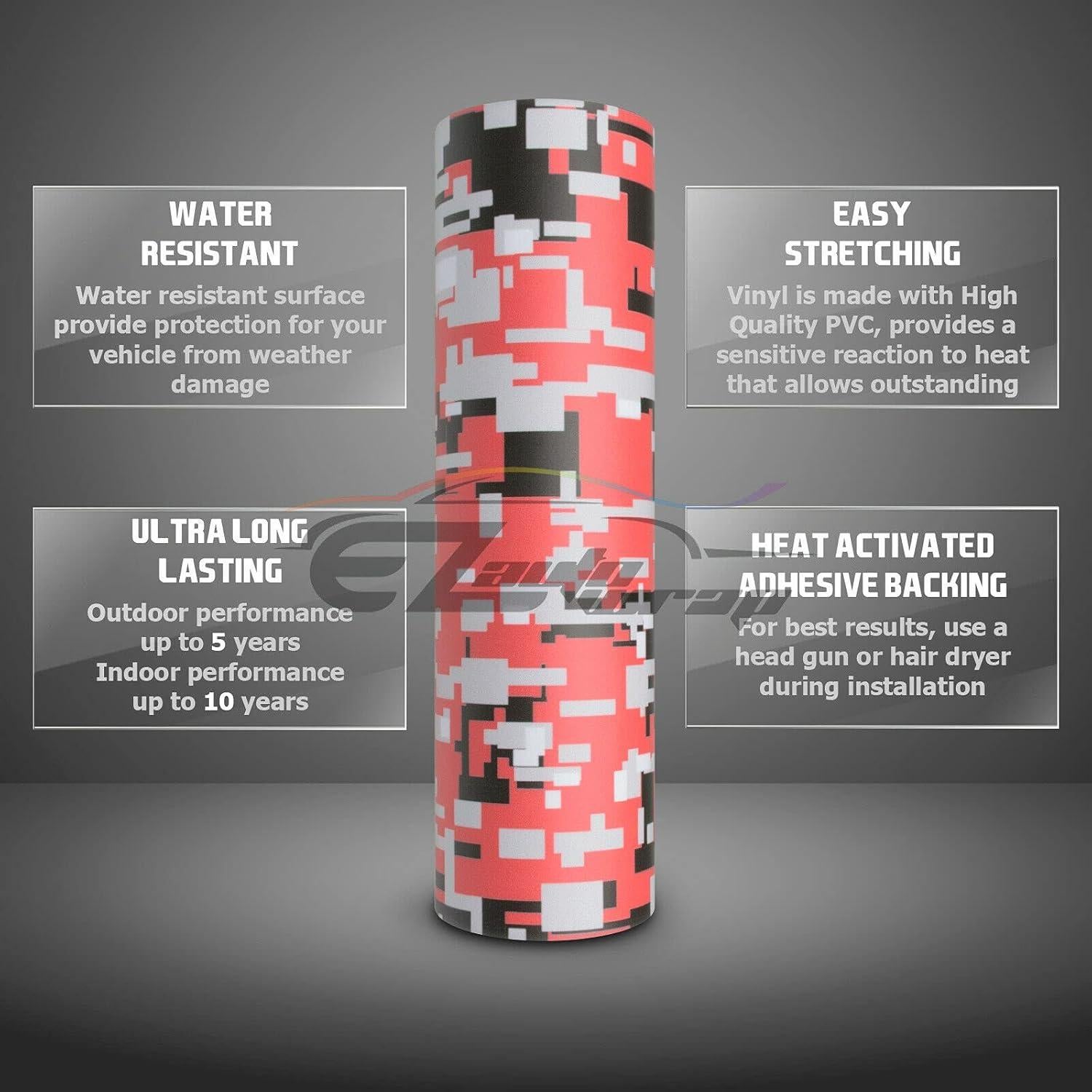 Vinilo Camuflaje Digital Azul Cielo EZAUTO WRAP 10x20cm