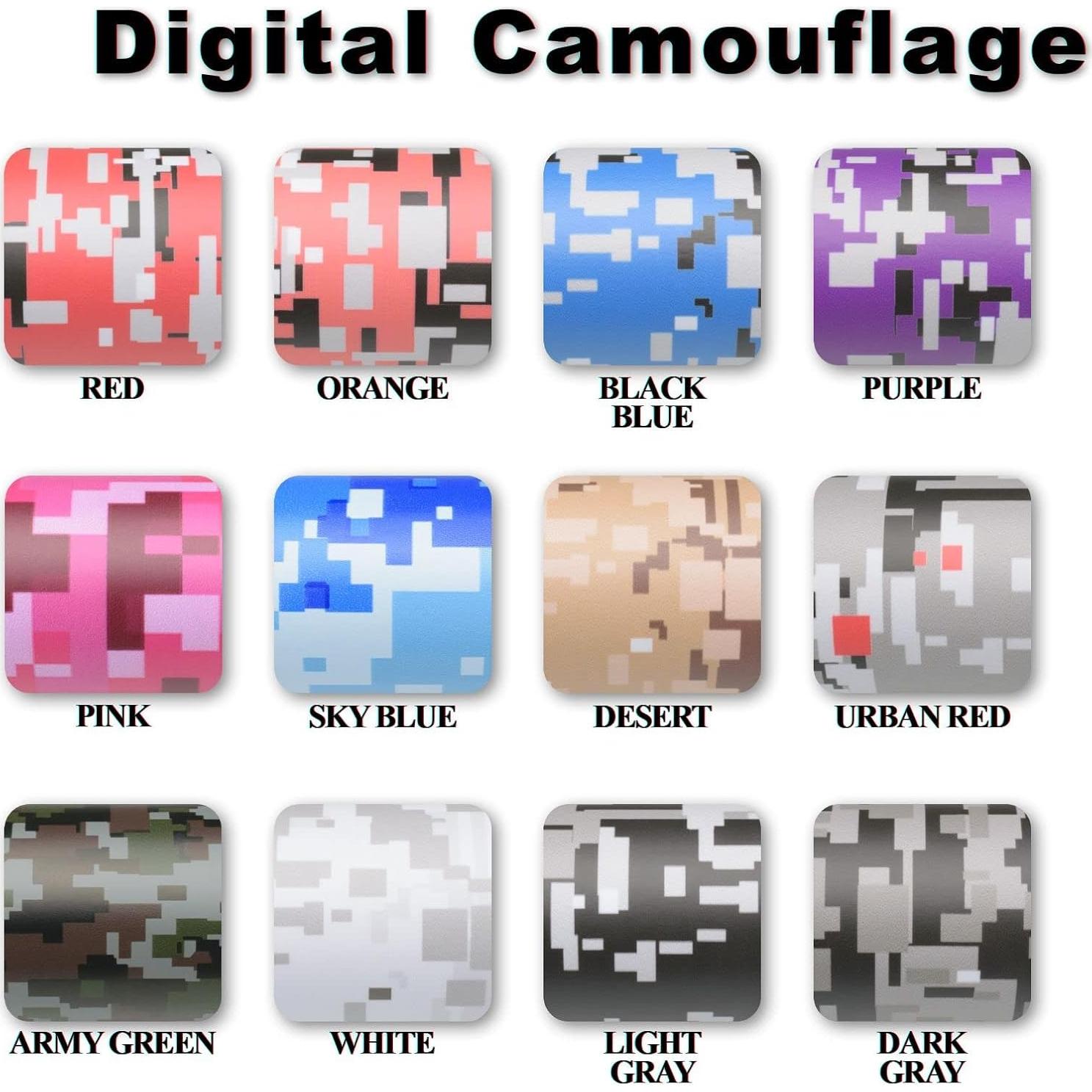 Vinilo Camuflaje Digital Azul Cielo EZAUTO WRAP 10x20cm