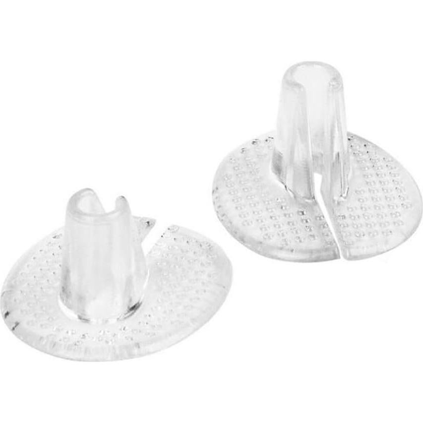 5 Pares Almohadillas de Gel Silicona Transparente para Dedos