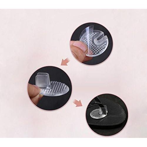 5 Pares Almohadillas de Gel Silicona Transparente para Dedos