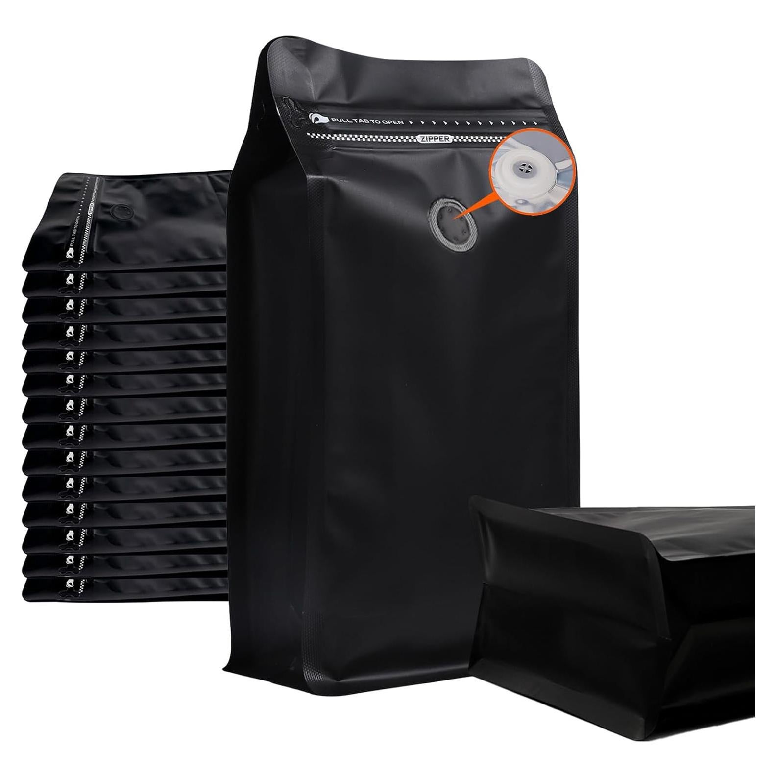 50 Bolsas de Café Mstar Pack con Válvula 250 g Resellables