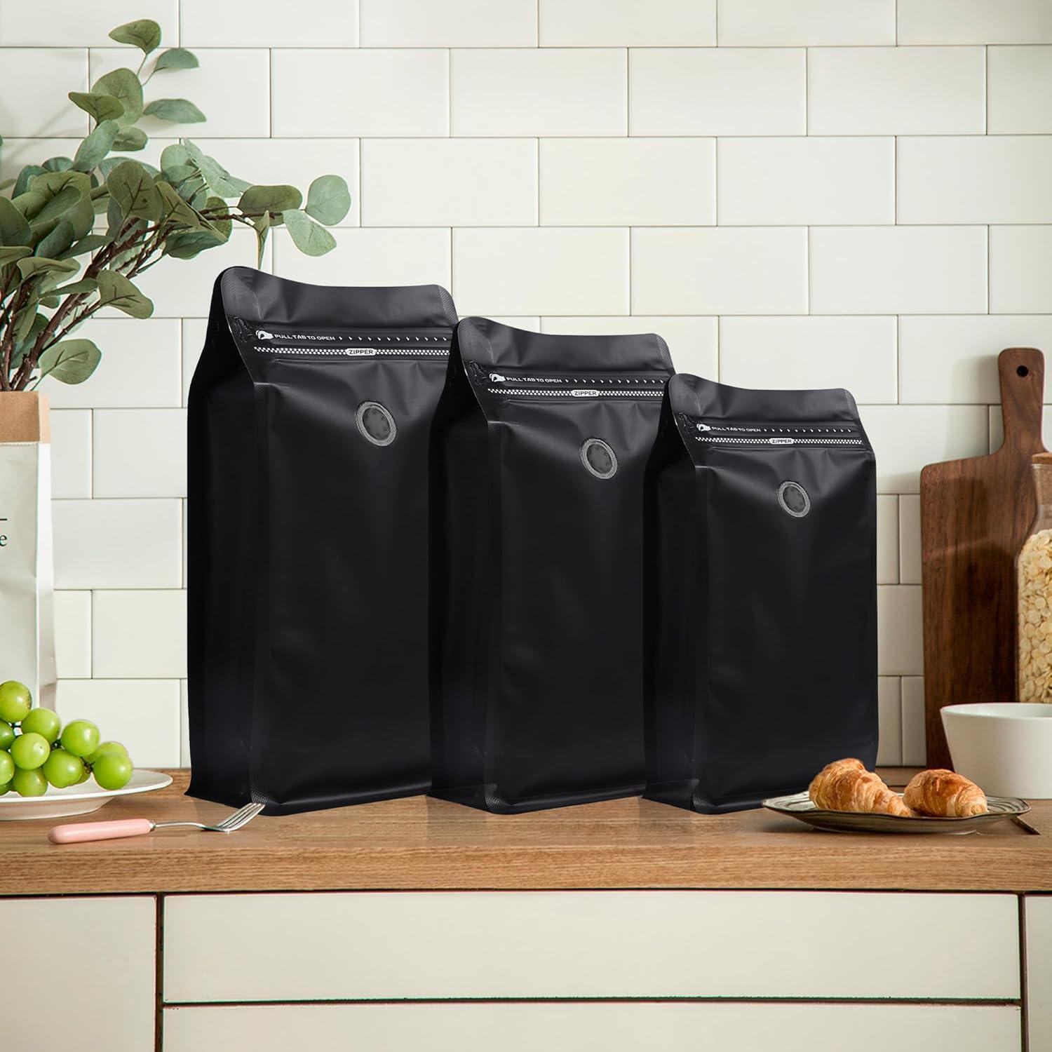 50 Bolsas de Café Mstar Pack con Válvula 250 g Resellables