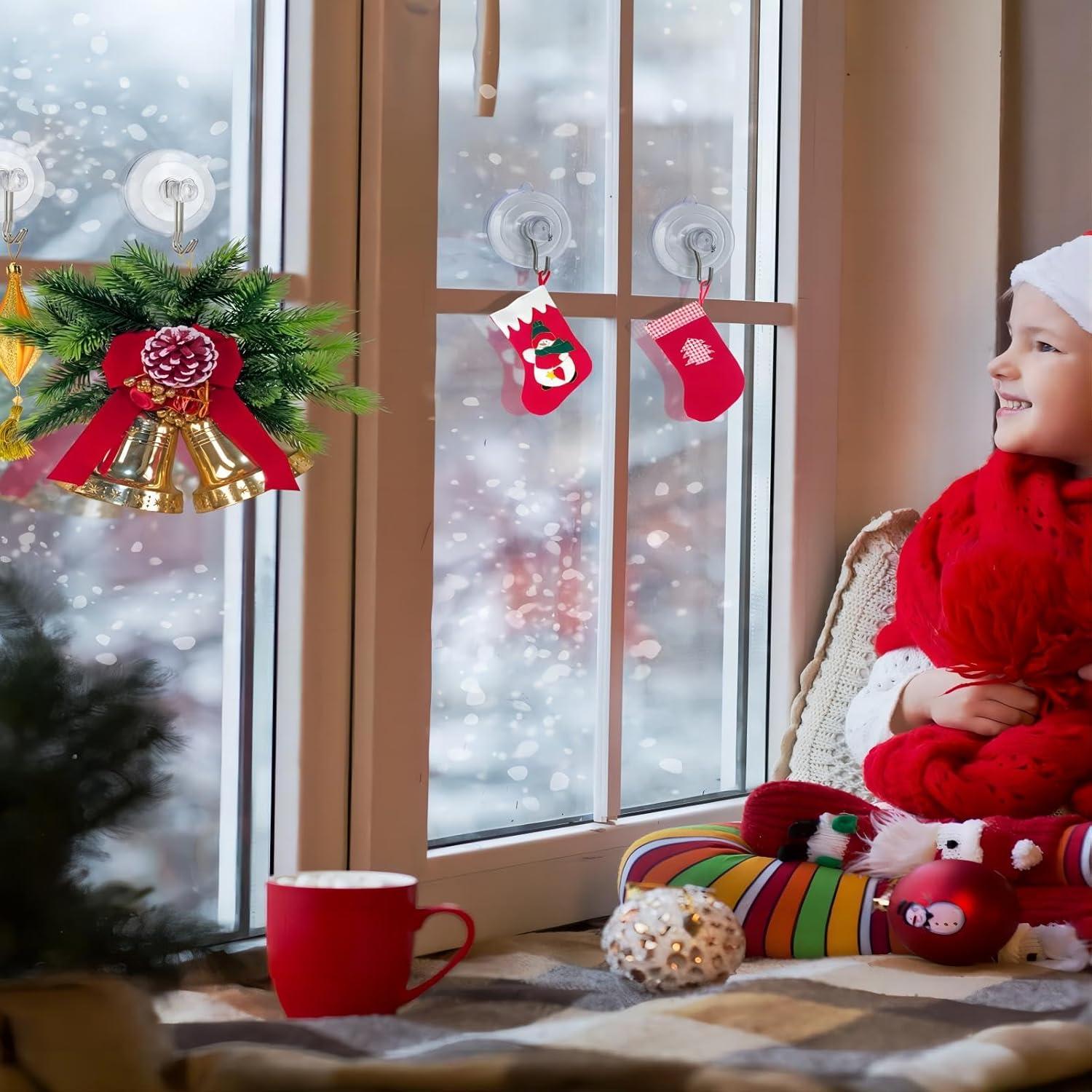 15 Ganchos de Ventosa de Vidrio TUYRYAHR 1.8 kg para Ducha