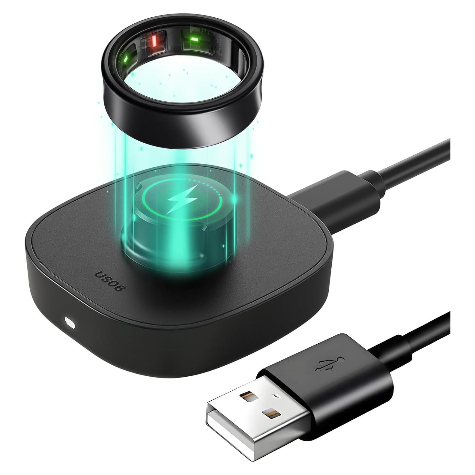 Cargador Rápido Oura Ring Gen 3 Sylacor USB-C Tamaño 6