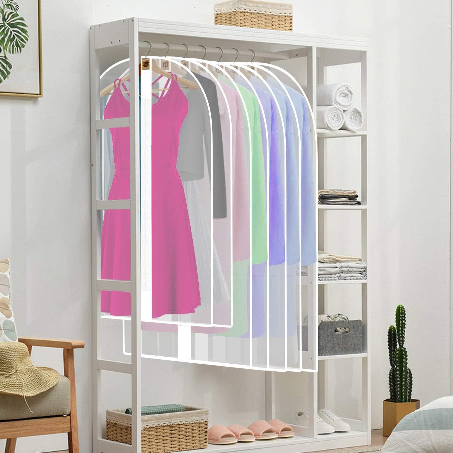 Juego de 8 Fundas de Ropa Pwsap Transpirables con Cremallera